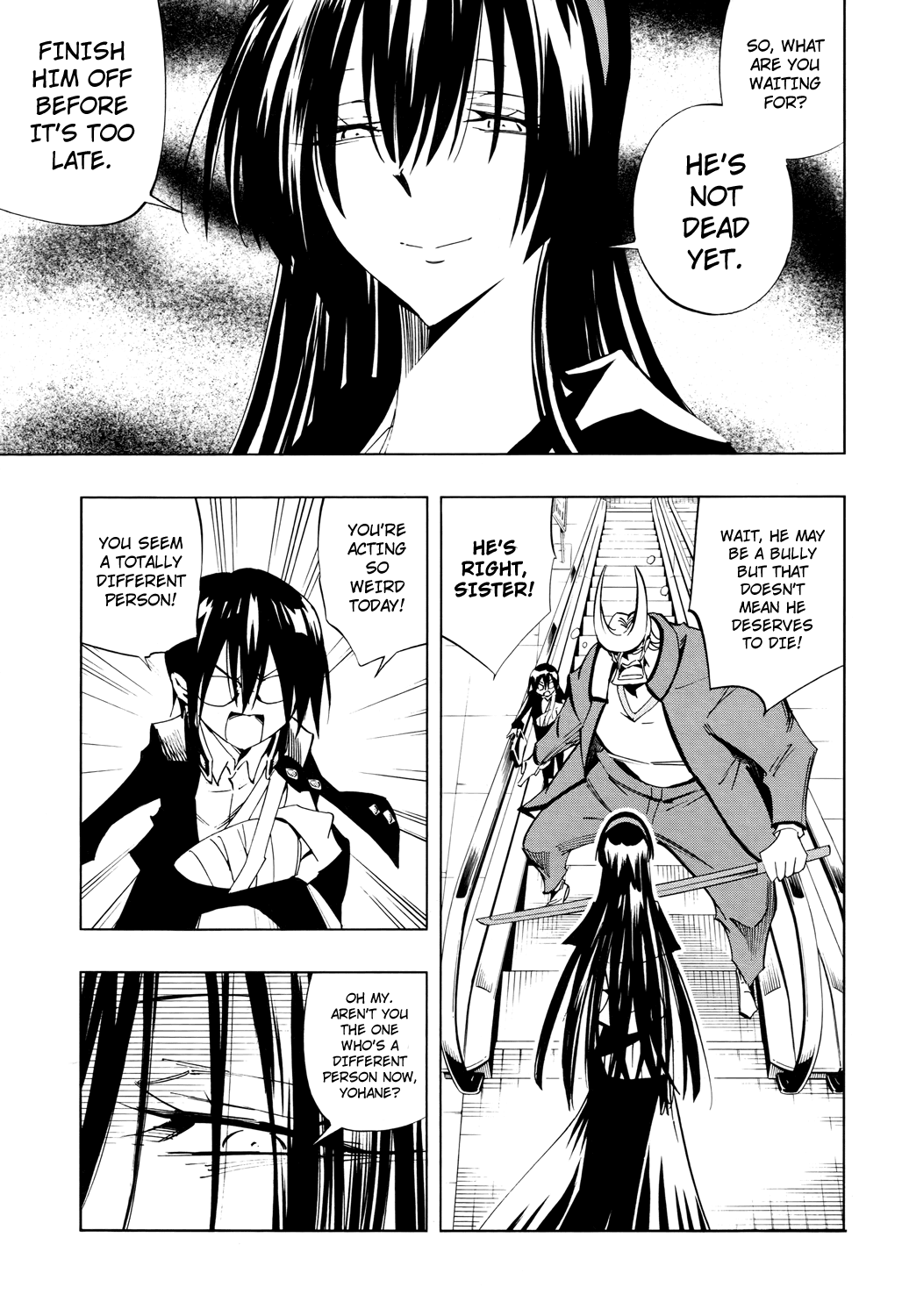 Shaman King: Flowers Chapter 9 page 12 - Chapter 9: Shocking Mall 2014