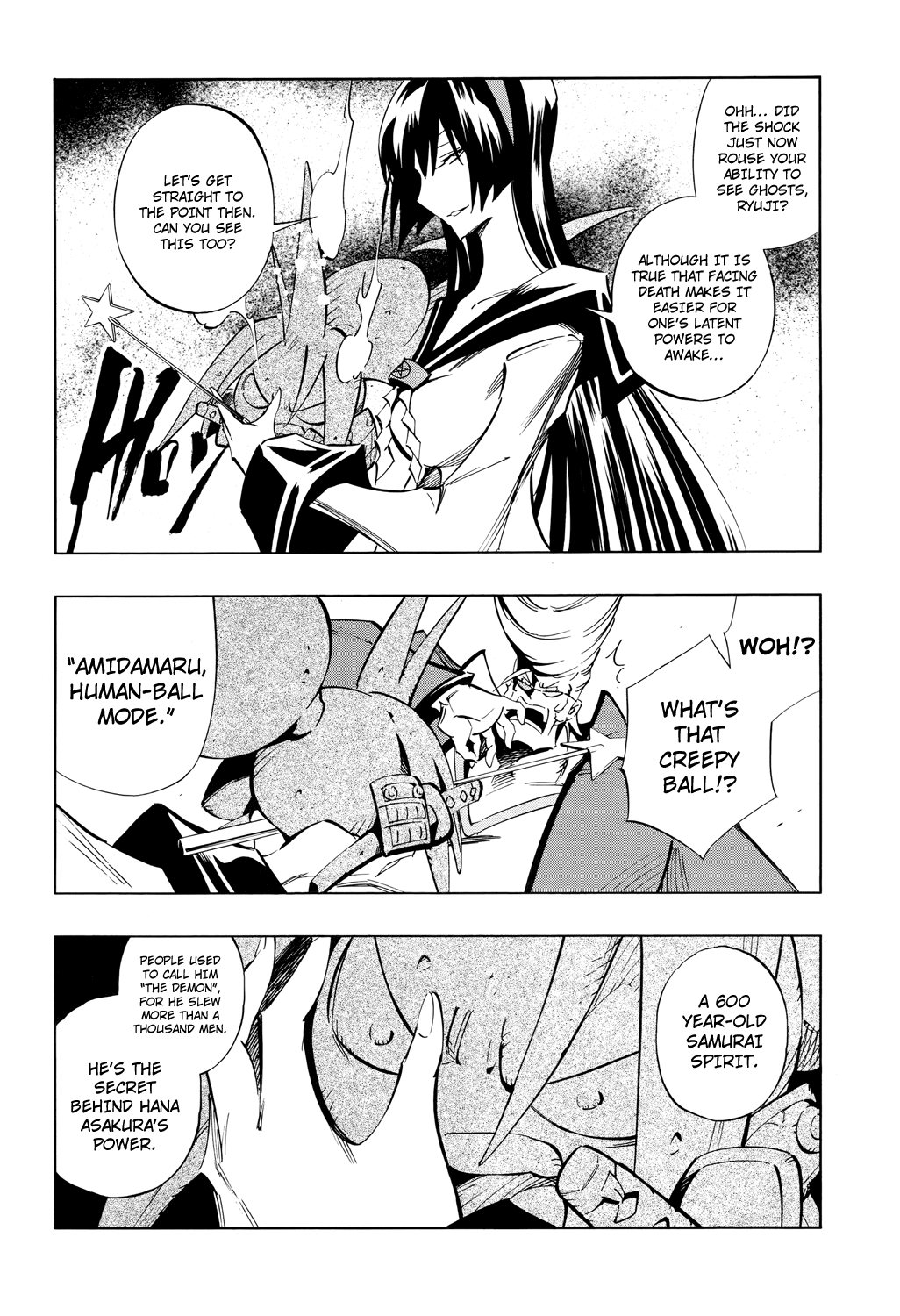 Shaman King: Flowers Chapter 9 page 16 - Chapter 9: Shocking Mall 2014