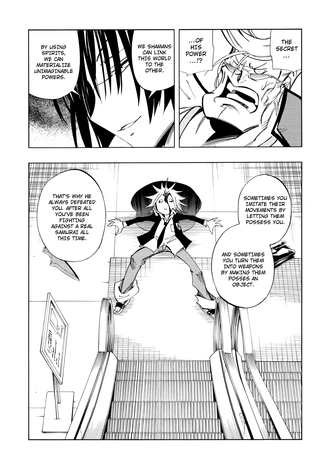 Shaman King: Flowers Chapter 9 page 17 - Chapter 9: Shocking Mall 2014
