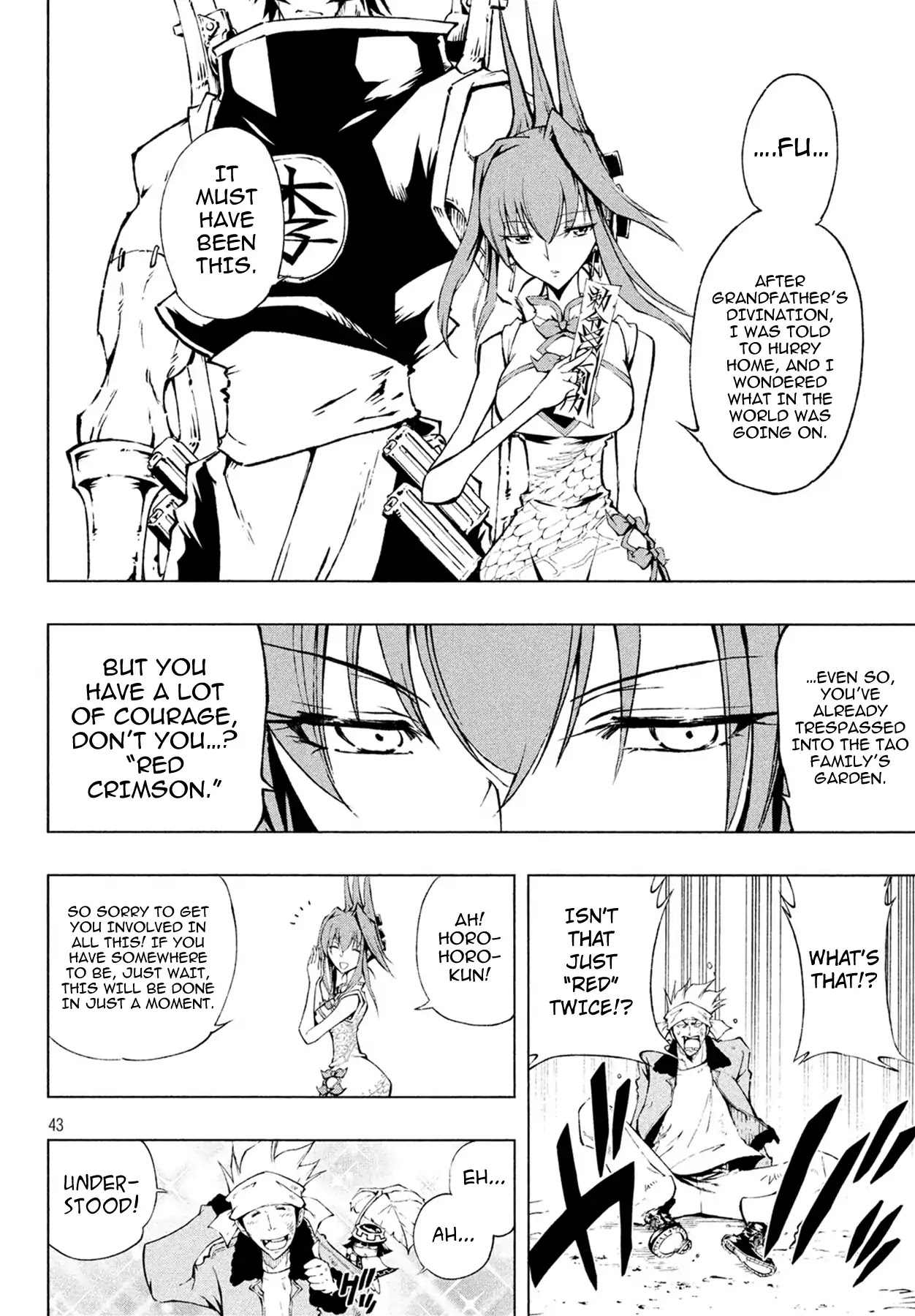 Shaman King: Red Crimson Chapter 1 page 40 - Chapter 1: Agent Jun