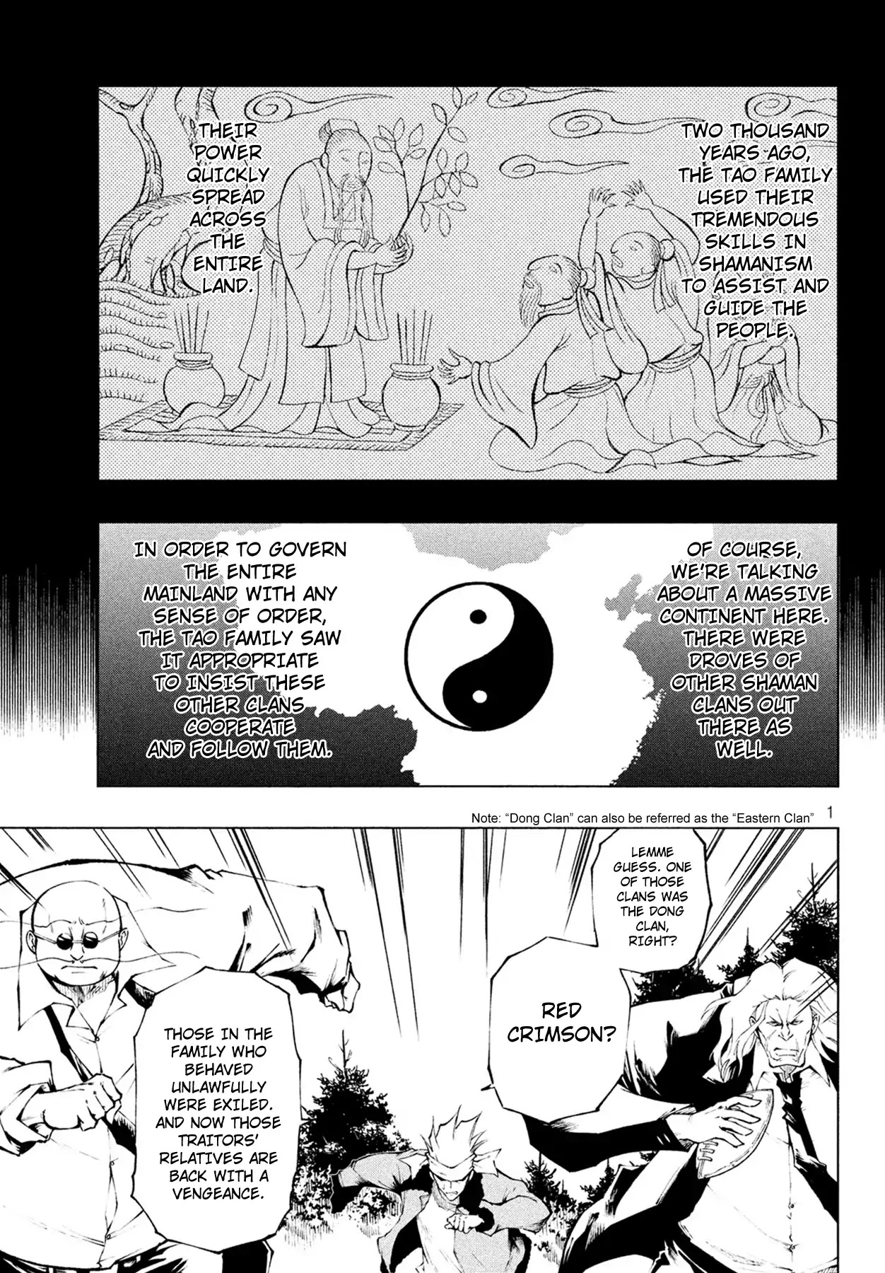 Shaman King: Red Crimson Chapter 3 page 2 - Chapter 3: Chains
