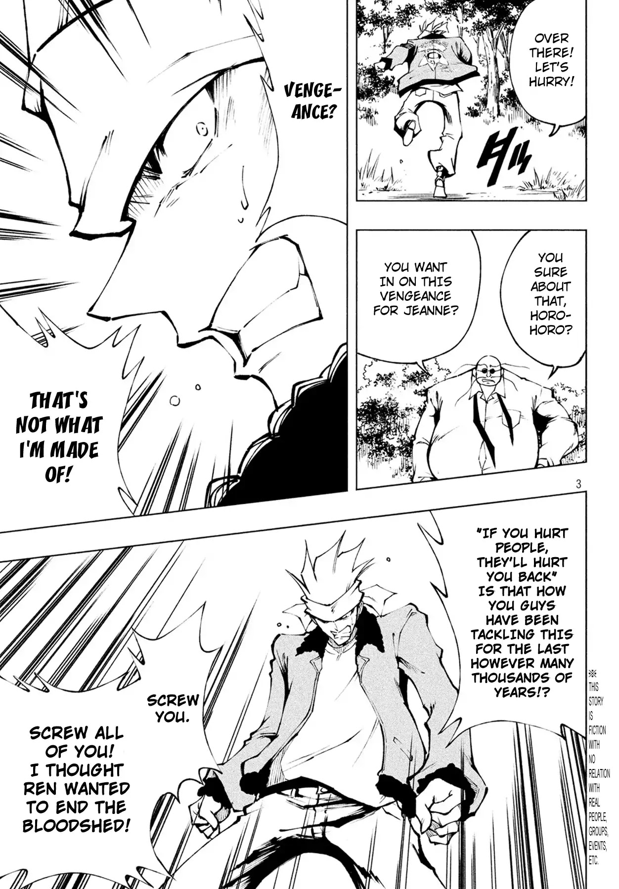 Shaman King: Red Crimson Chapter 3 page 4 - Chapter 3: Chains