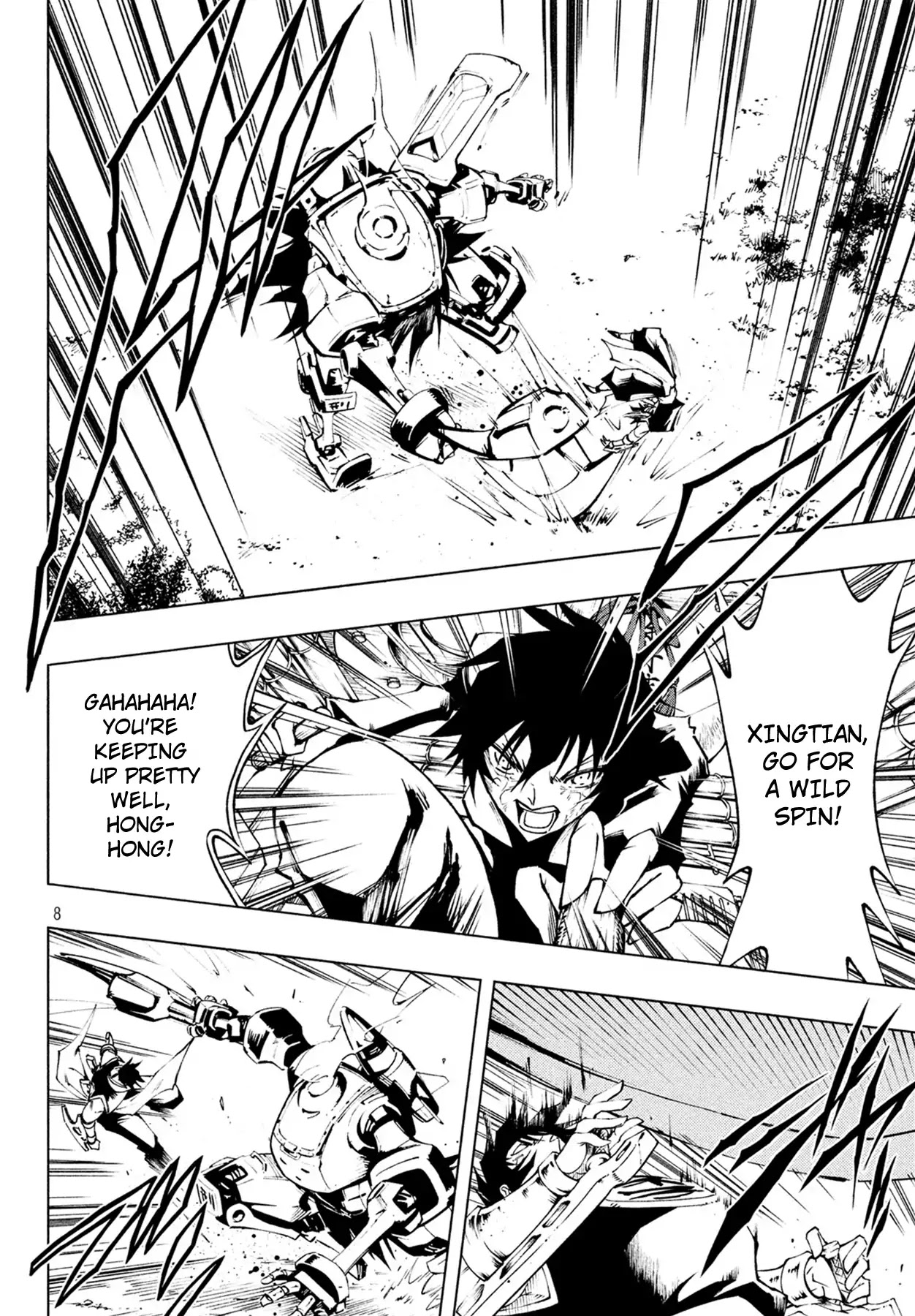 Shaman King: Red Crimson Chapter 3 page 8 - Chapter 3: Chains