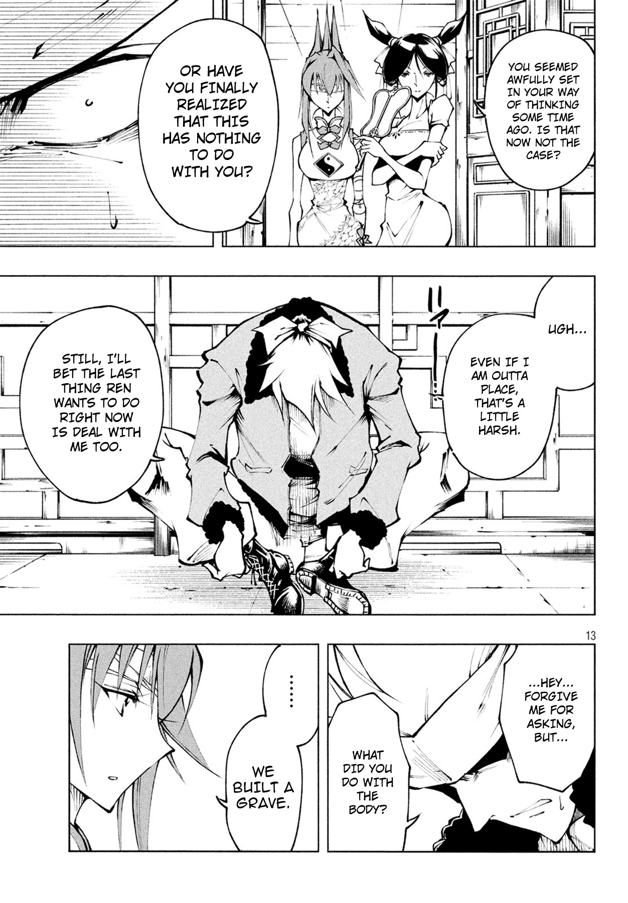 Shaman King: Red Crimson Chapter 5 page 13 - Chapter 5: Respawn