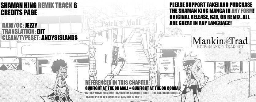 Shaman King: Remix Track Chapter 6 page 2 - Chapter 6: Gunfight at the OK Mall
