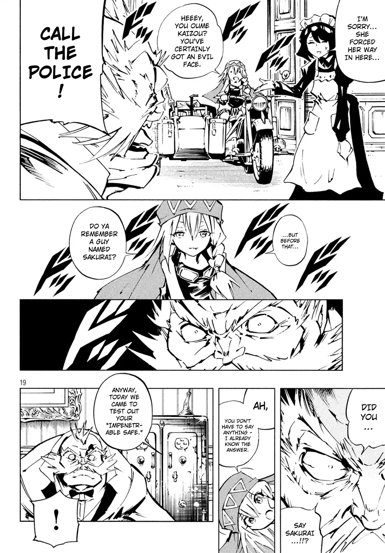 Shaman King: The Super Star Chapter 1 page 19 - Chapter 1: She Came By Sidecar!