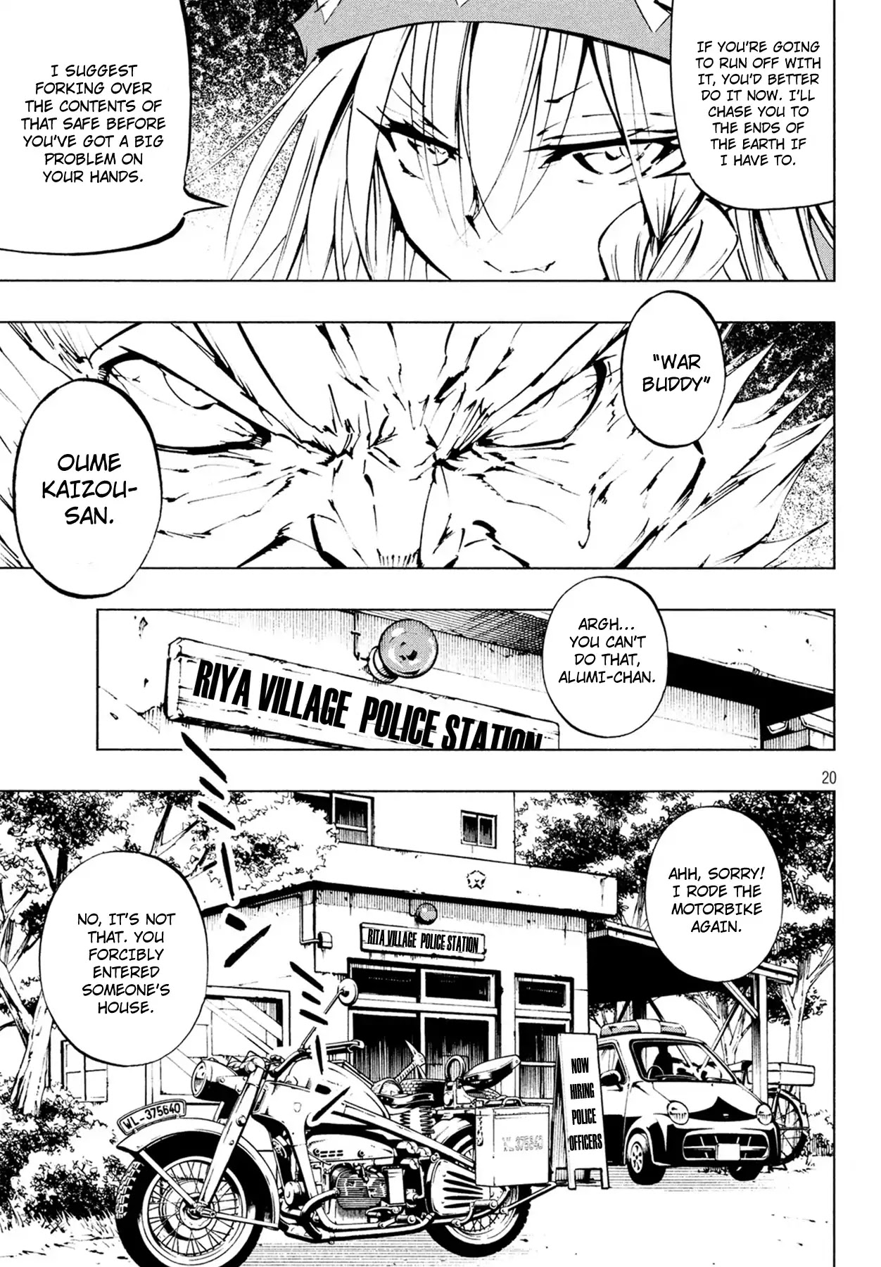 Shaman King: The Super Star Chapter 1 page 20 - Chapter 1: She Came By Sidecar!