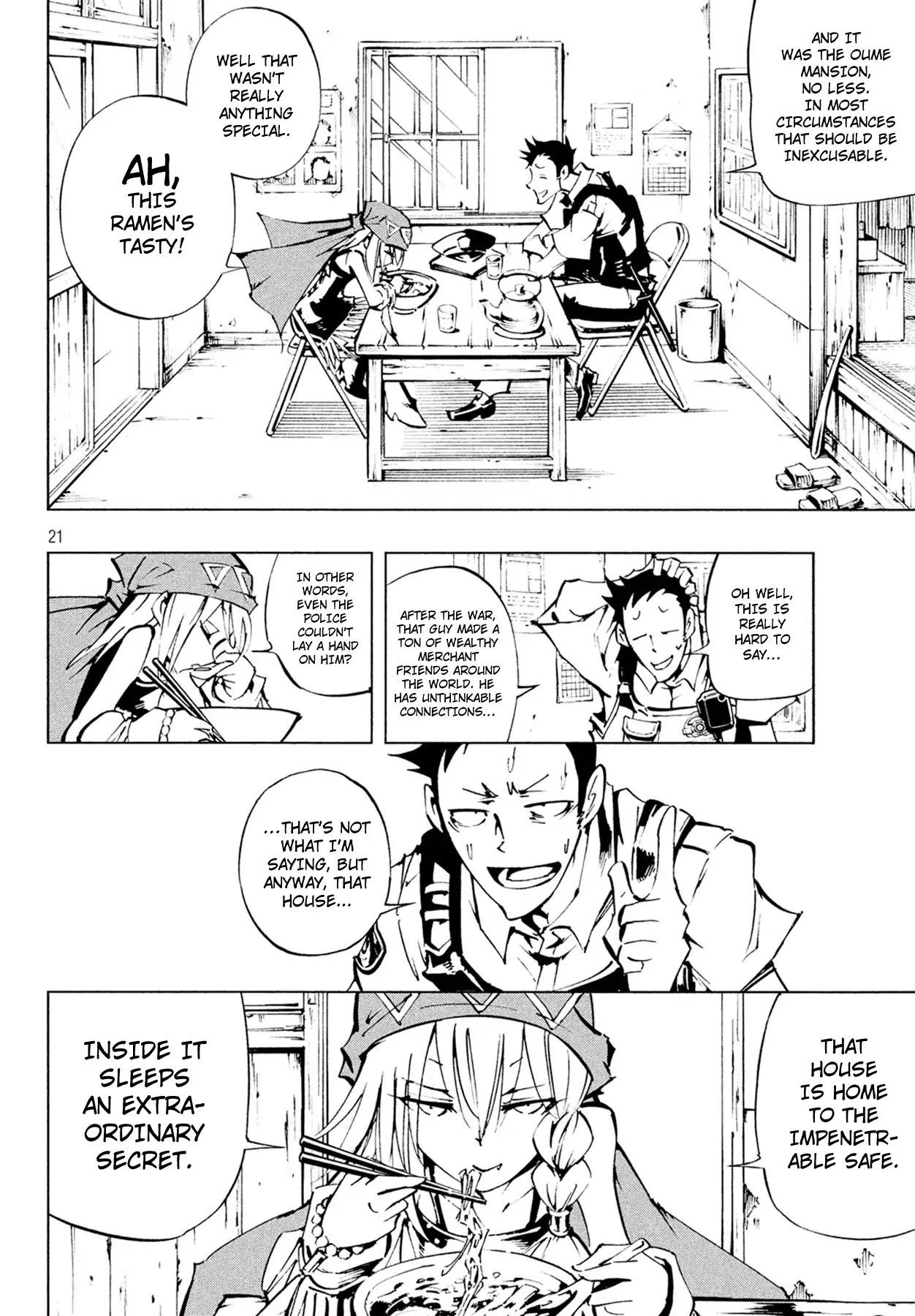 Shaman King: The Super Star Chapter 1 page 21 - Chapter 1: She Came By Sidecar!