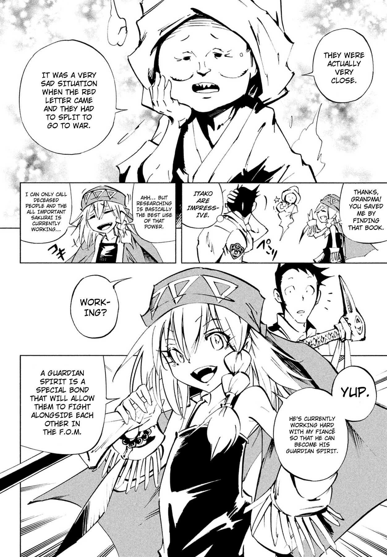 Shaman King: The Super Star Chapter 7 page 16 - Chapter 7: The Old Men of August