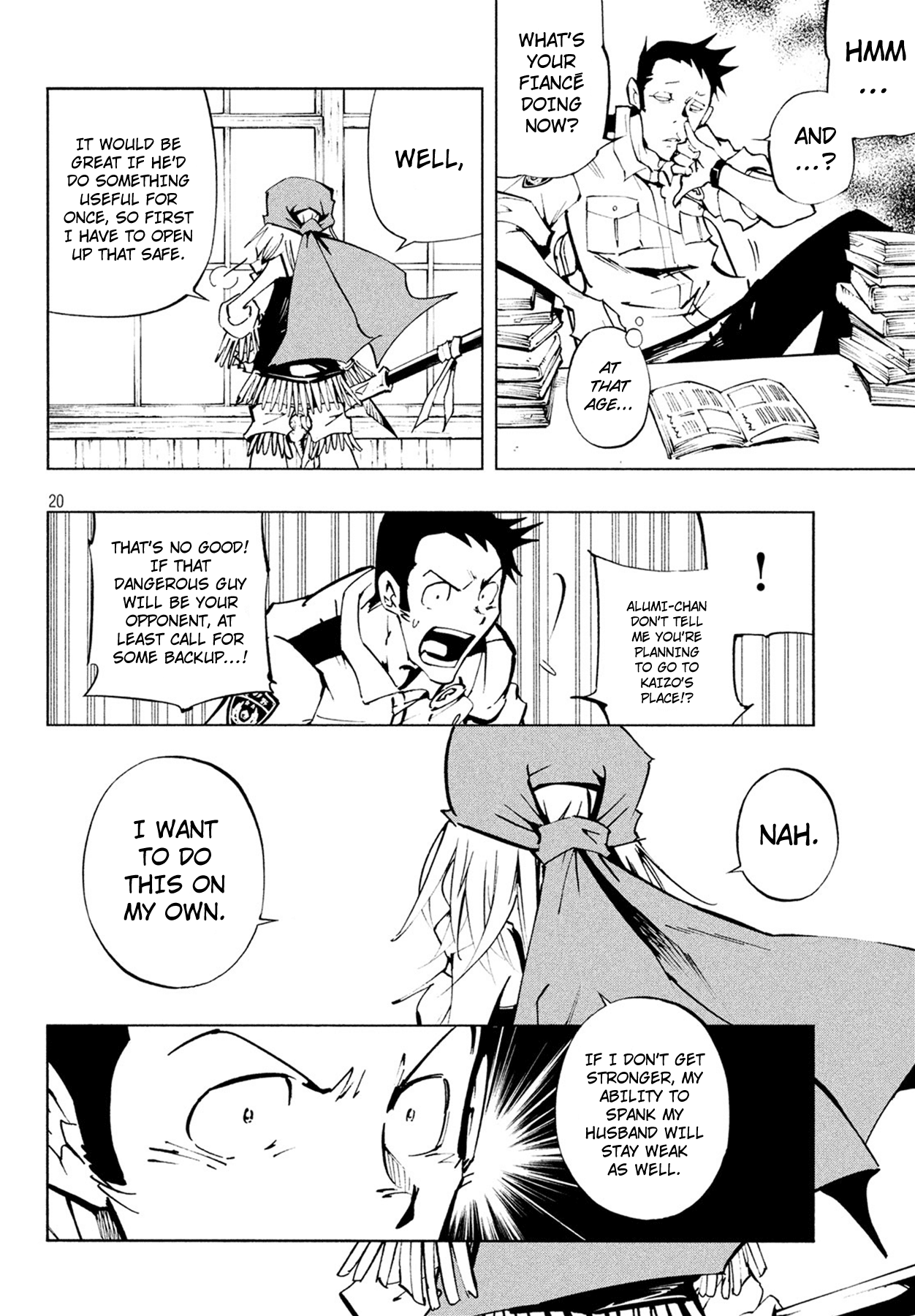 Shaman King: The Super Star Chapter 7 page 19 - Chapter 7: The Old Men of August