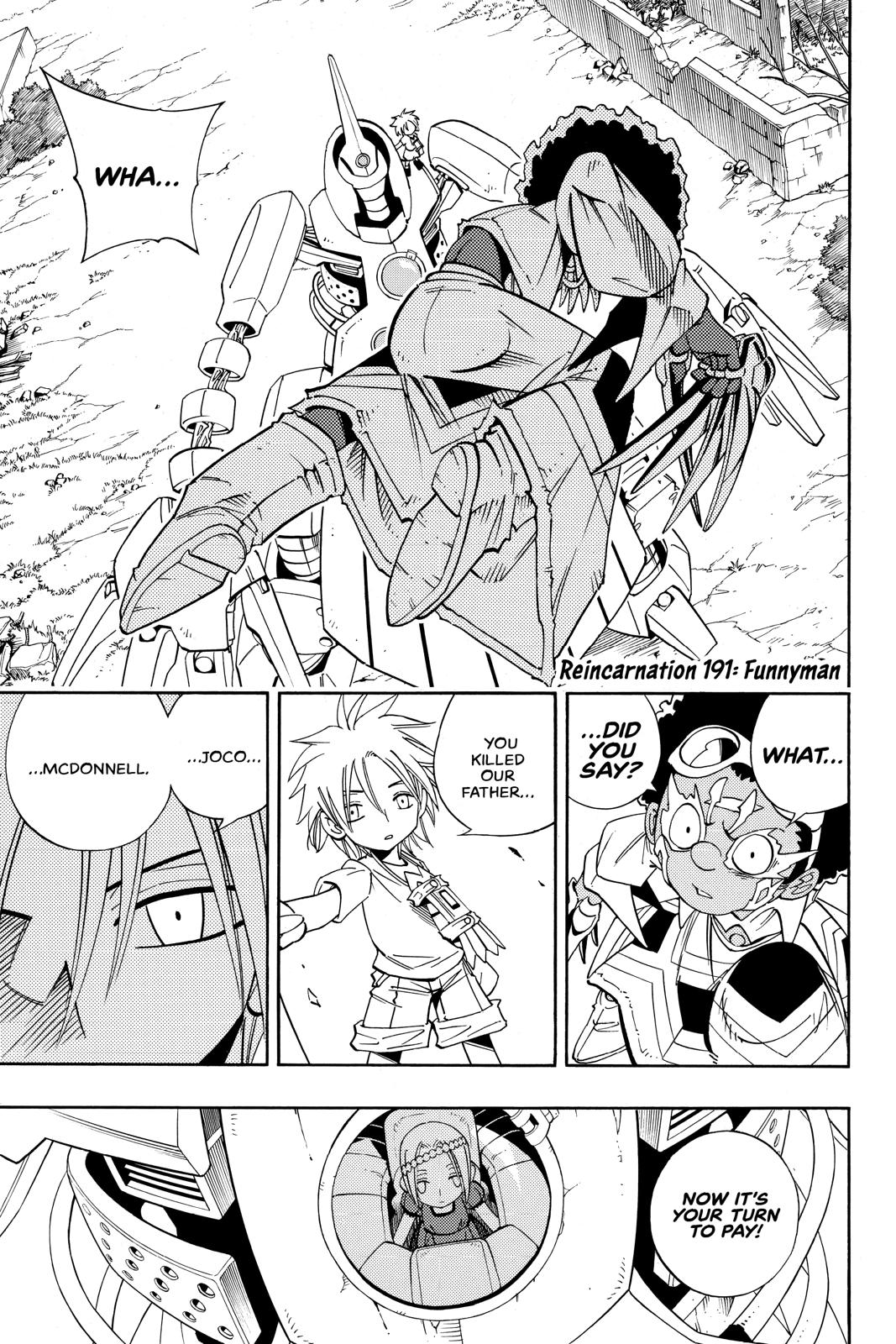 Shaman King Chapter 191 page 1 - Chapter 191