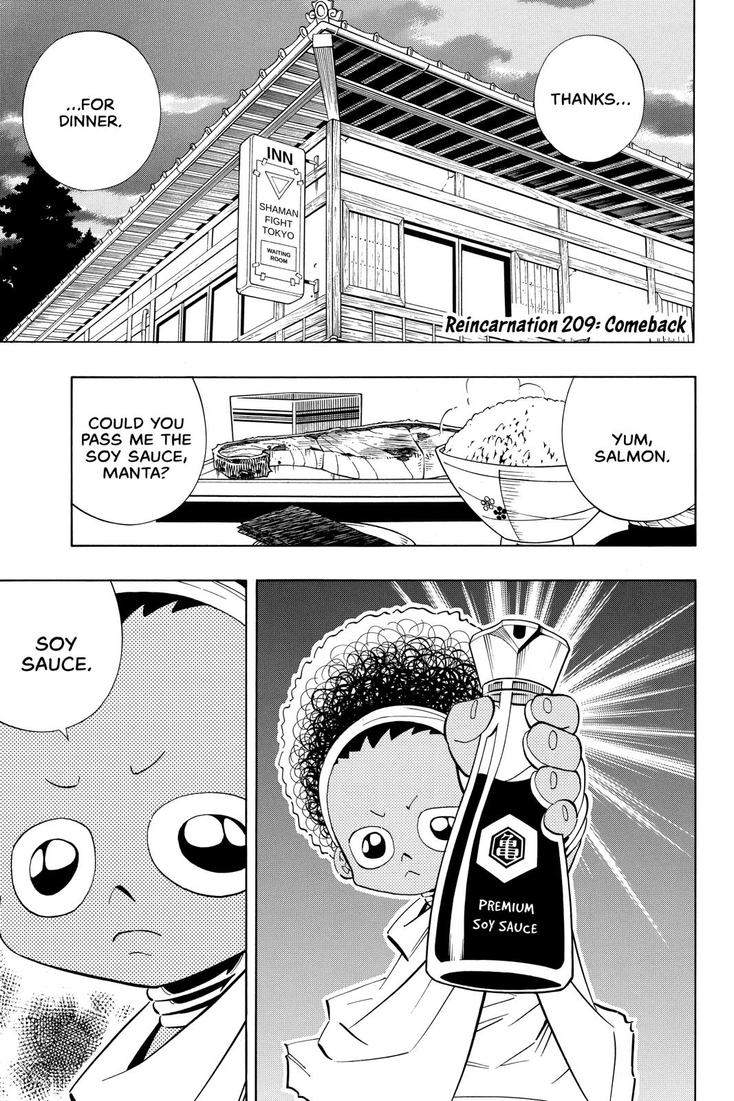 Shaman King Chapter 209 page 1 - Chapter 209