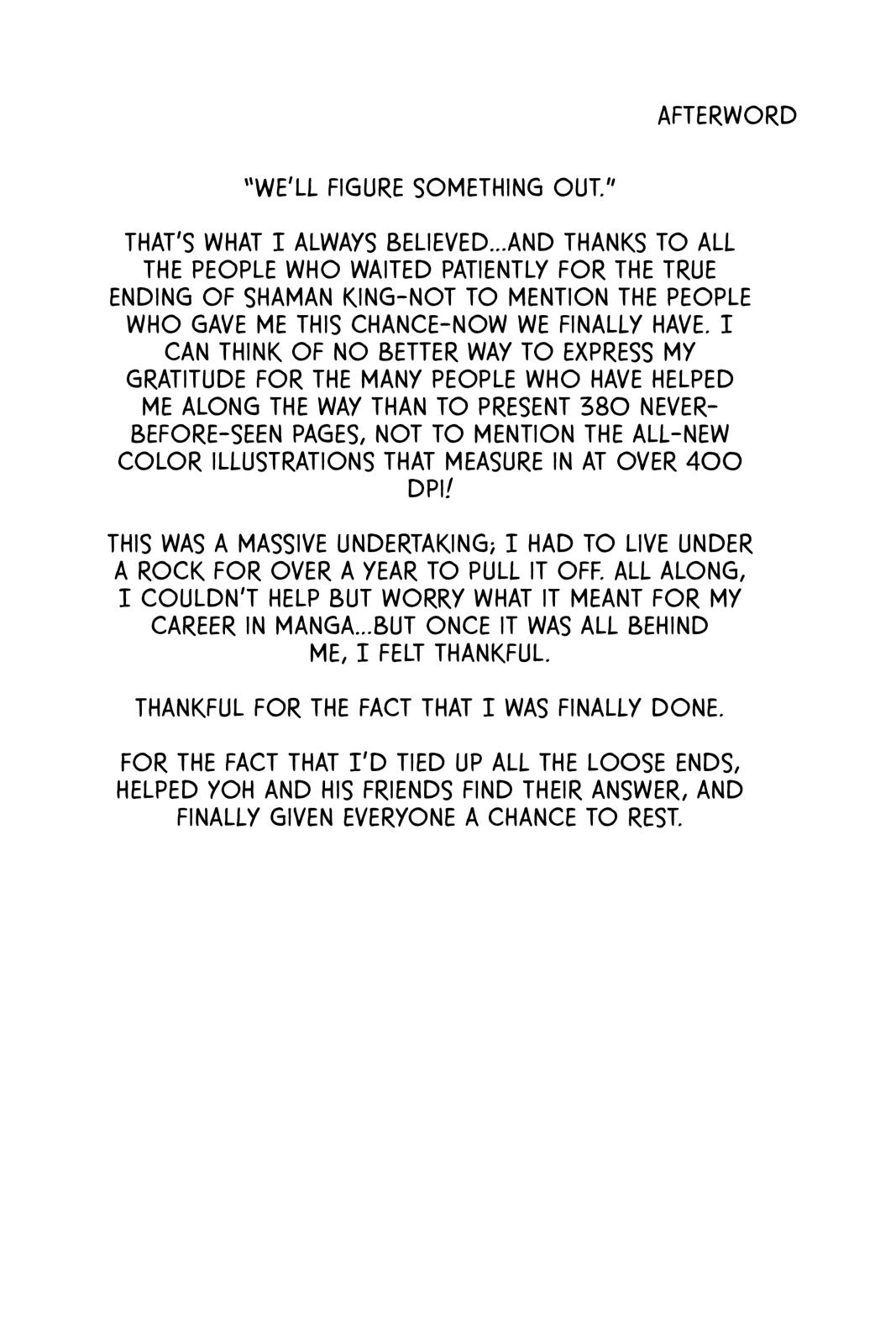 Shaman King Chapter 300.7 page 51 - Chapter 300.7 [END]