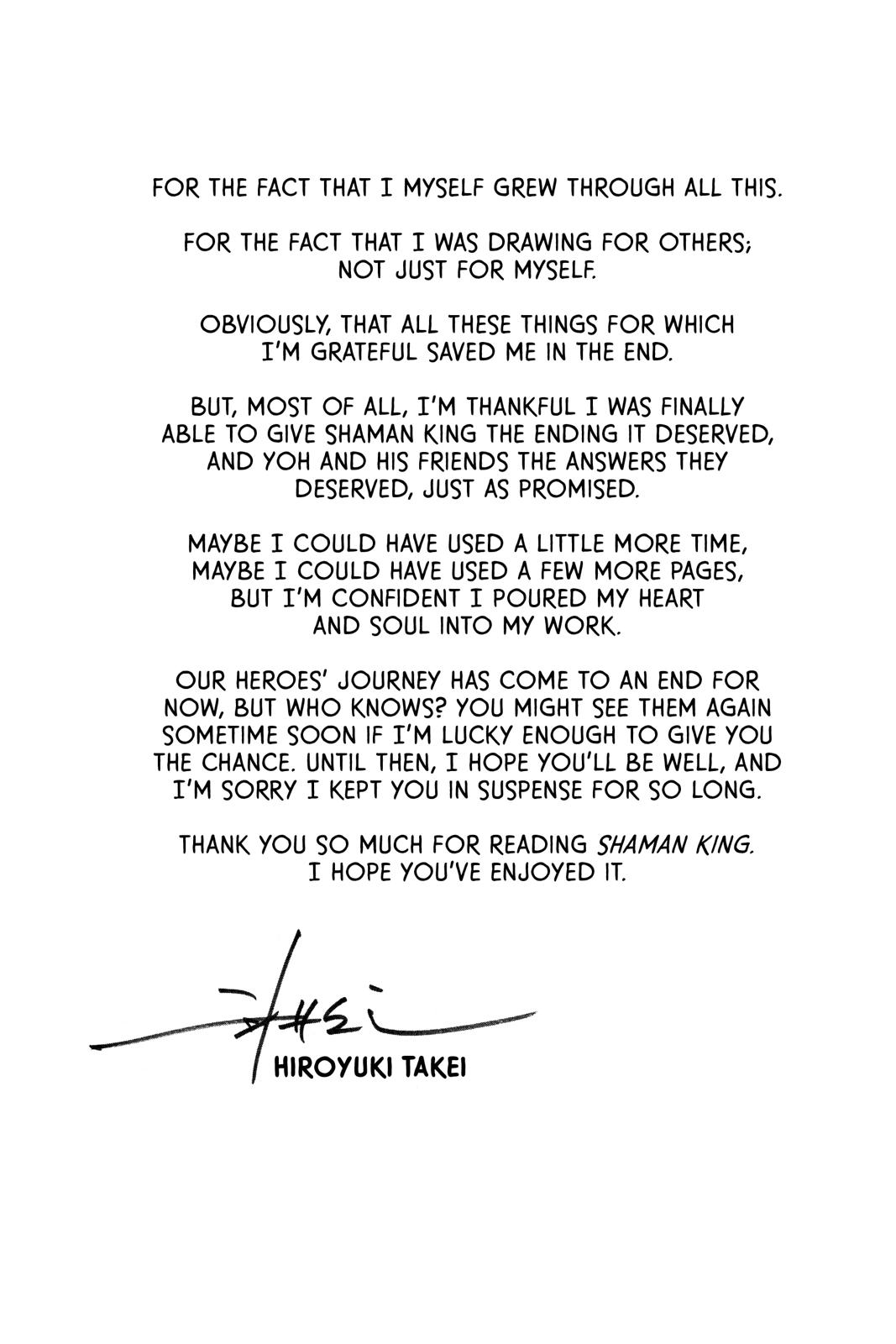 Shaman King Chapter 300.7 page 52 - Chapter 300.7 [END]