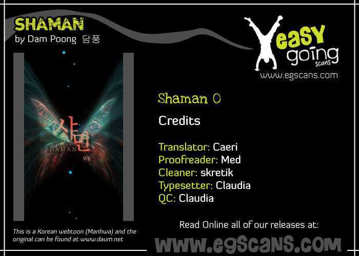 Shaman Chapter 0 page 1 - Chapter 0
