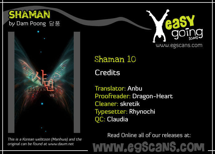 Shaman Chapter 10 page 1 - Chapter 10