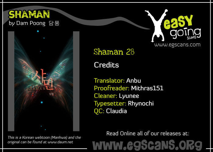 Shaman Chapter 28 page 1 - Chapter 28