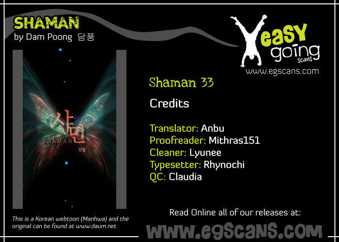 Shaman Chapter 33 page 1 - Chapter 33