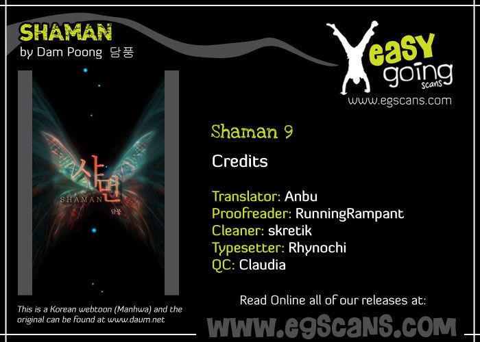 Shaman Chapter 9 page 1 - Chapter 9 : Cave's Monologue
