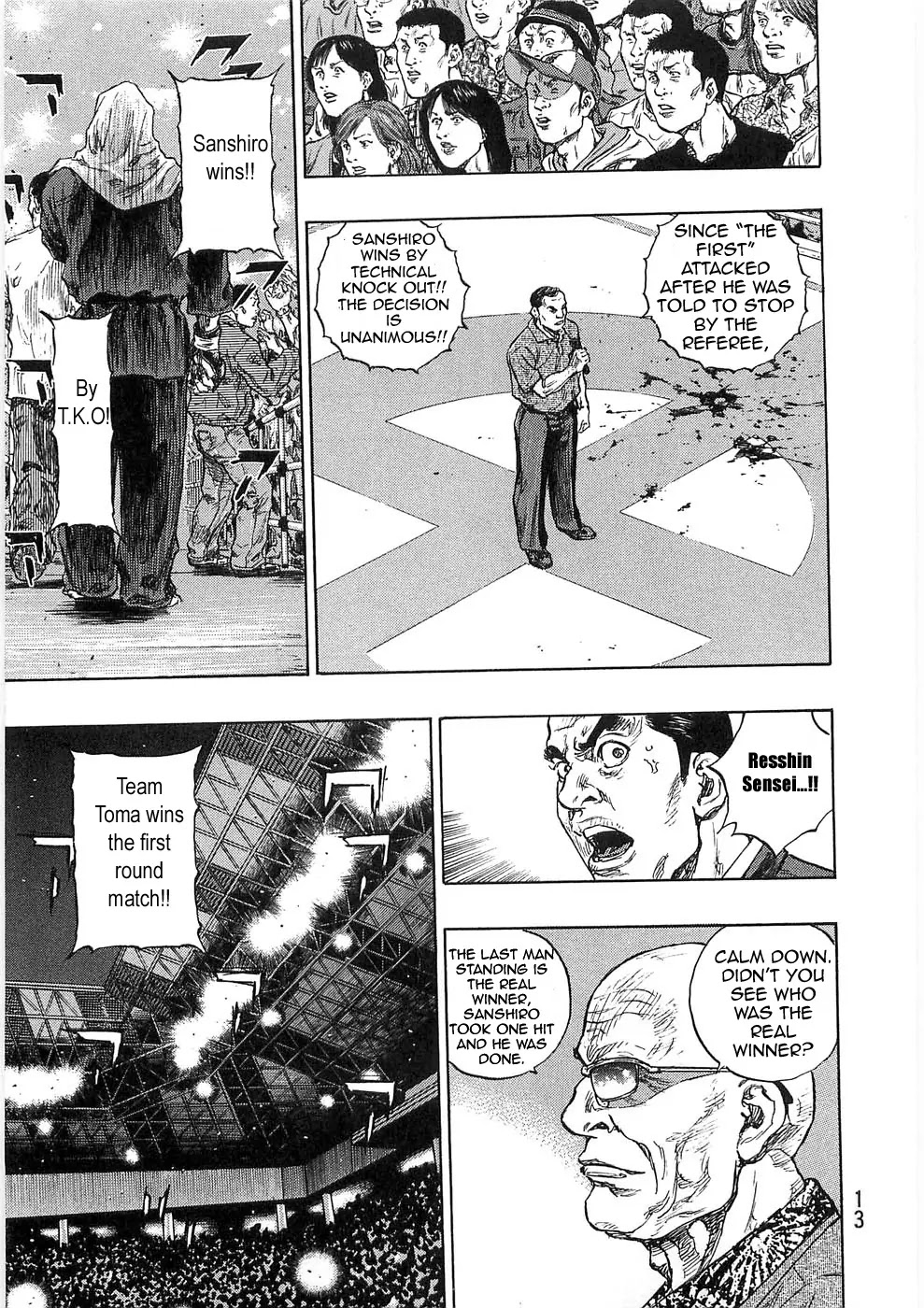 Shamo Vol.25 Chapter 45 page 12 - Vol.25 Chapter 45: The Winner