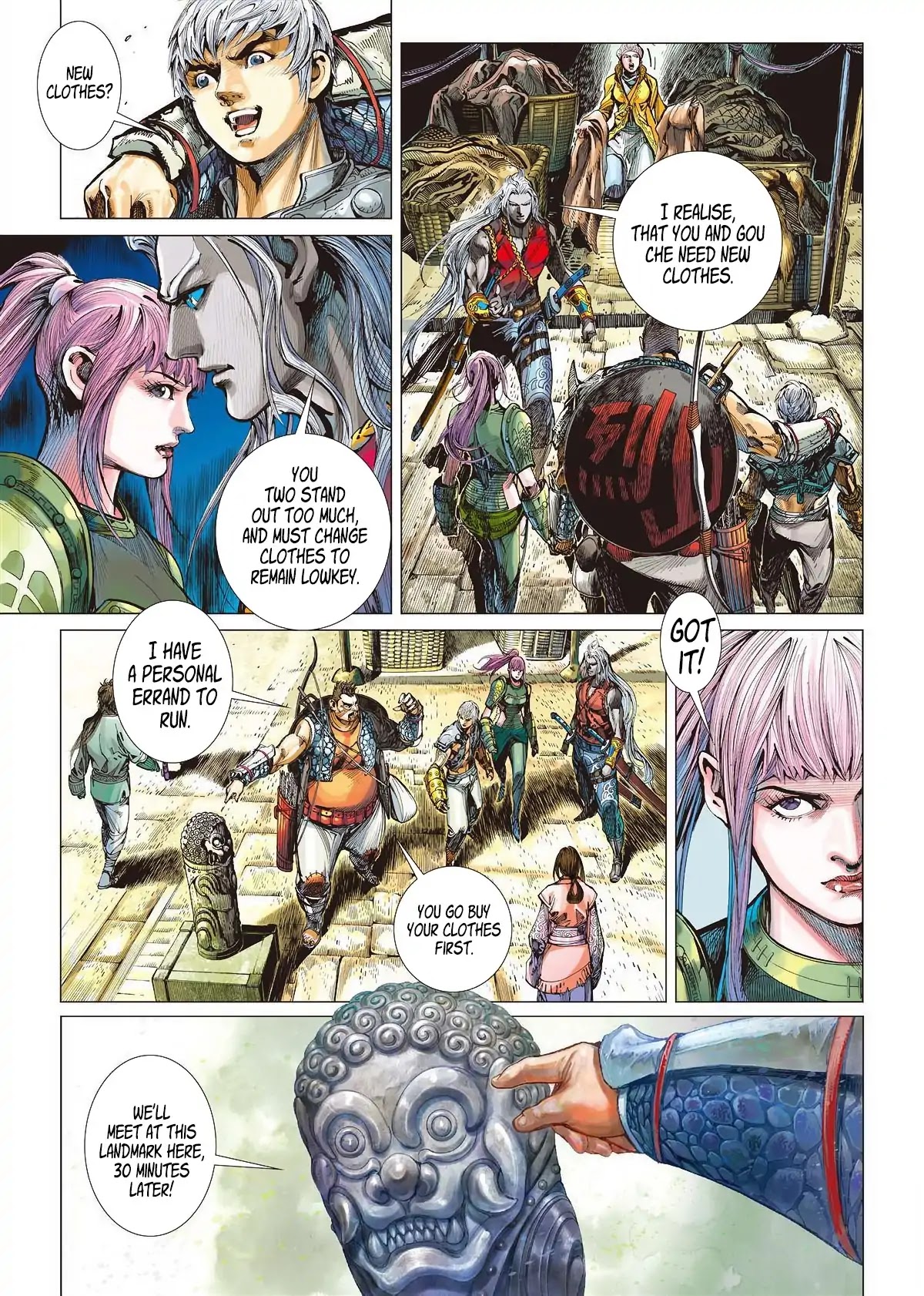 Shan Hai Ni Zhan Chapter 10.2 page 4 - Chapter 10.2: Crossroad Street - Black Market