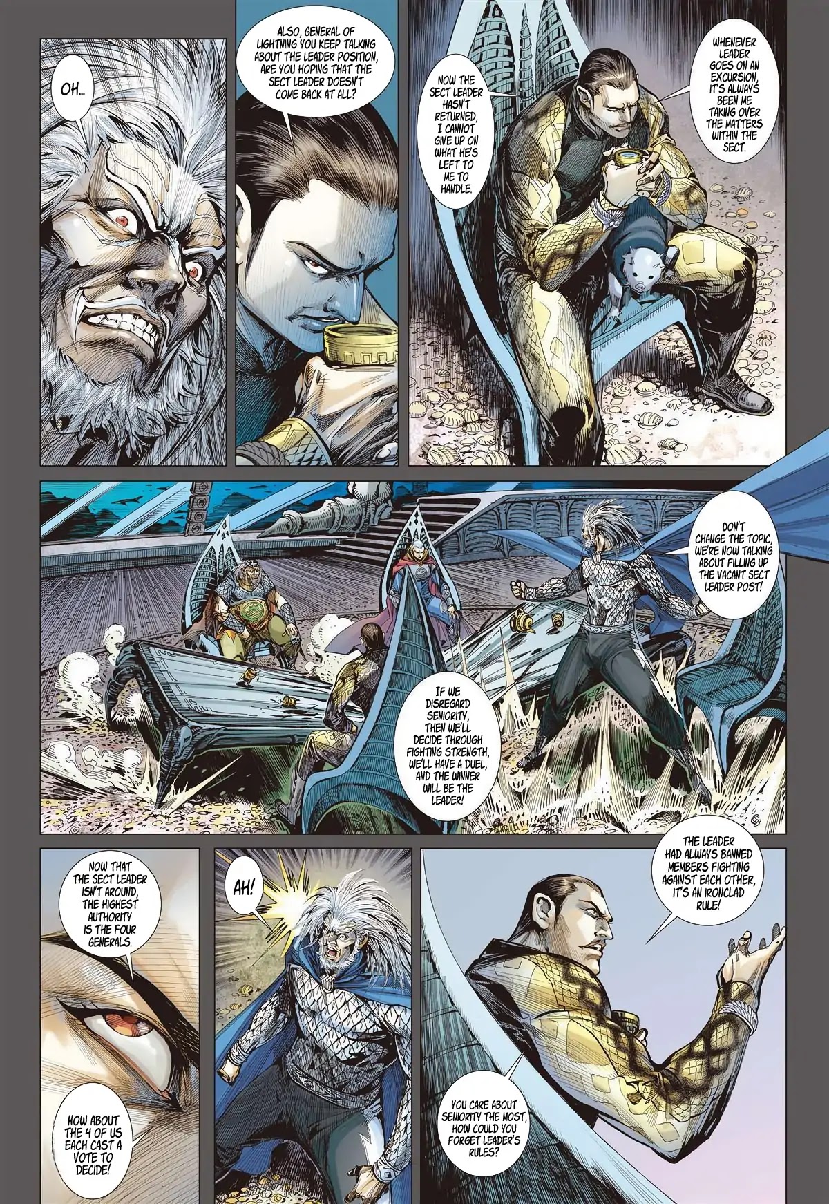 Shan Hai Ni Zhan Chapter 13.2 page 4 - Chapter 13.2: Choosing Sect Leader