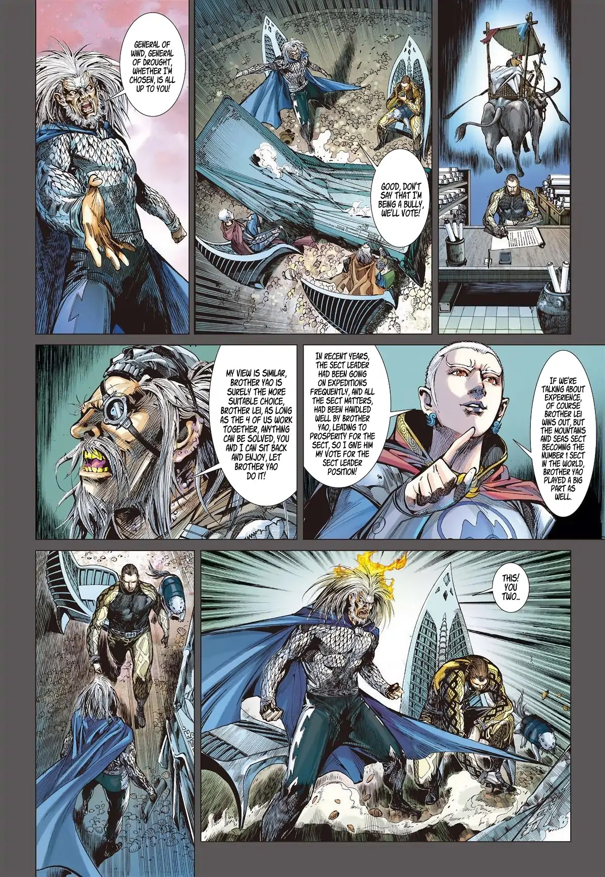 Shan Hai Ni Zhan Chapter 13.2 page 5 - Chapter 13.2: Choosing Sect Leader