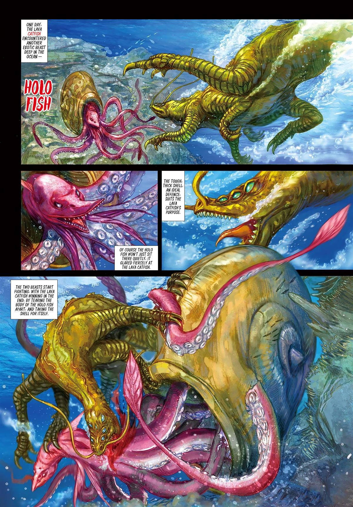 Shan Hai Ni Zhan Chapter 15.2 page 5 - Chapter 15.2: Half Fish Man