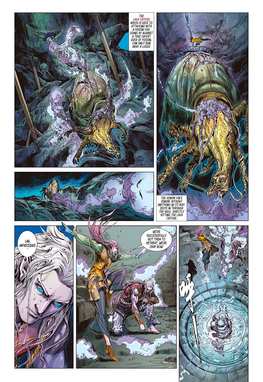 Shan Hai Ni Zhan Chapter 15.3 page 4 - Chapter 15.3: Half Fish Man