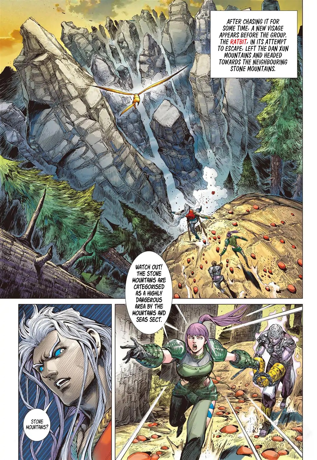 Shan Hai Ni Zhan Chapter 6.1 page 4 - Chapter 6.1: Sky Ratbit Hunt