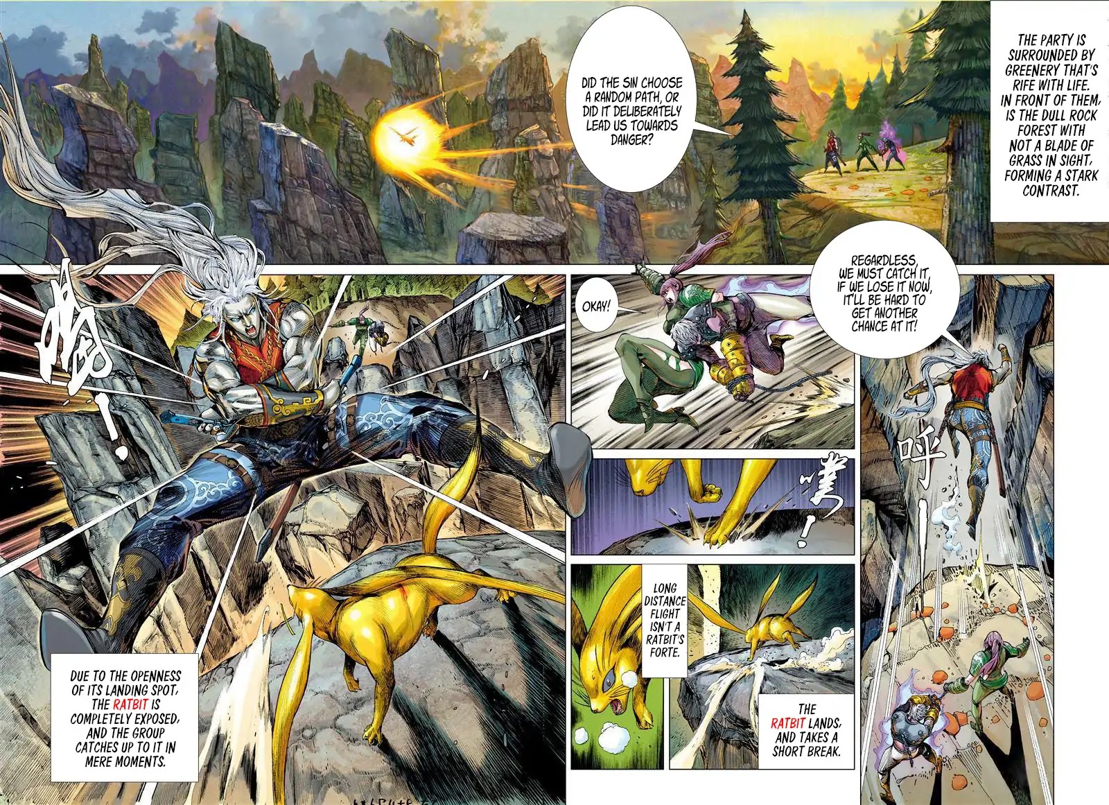 Shan Hai Ni Zhan Chapter 6.1 page 5 - Chapter 6.1: Sky Ratbit Hunt