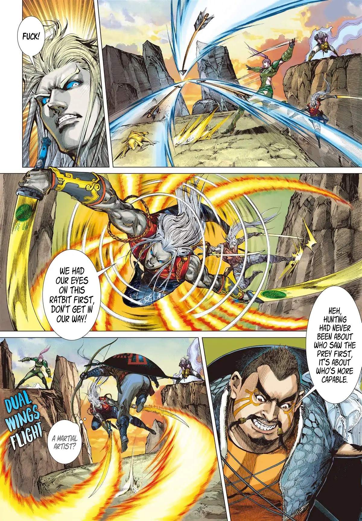 Shan Hai Ni Zhan Chapter 6.2 page 1 - Chapter 6.2: Sky Ratbit Hunt