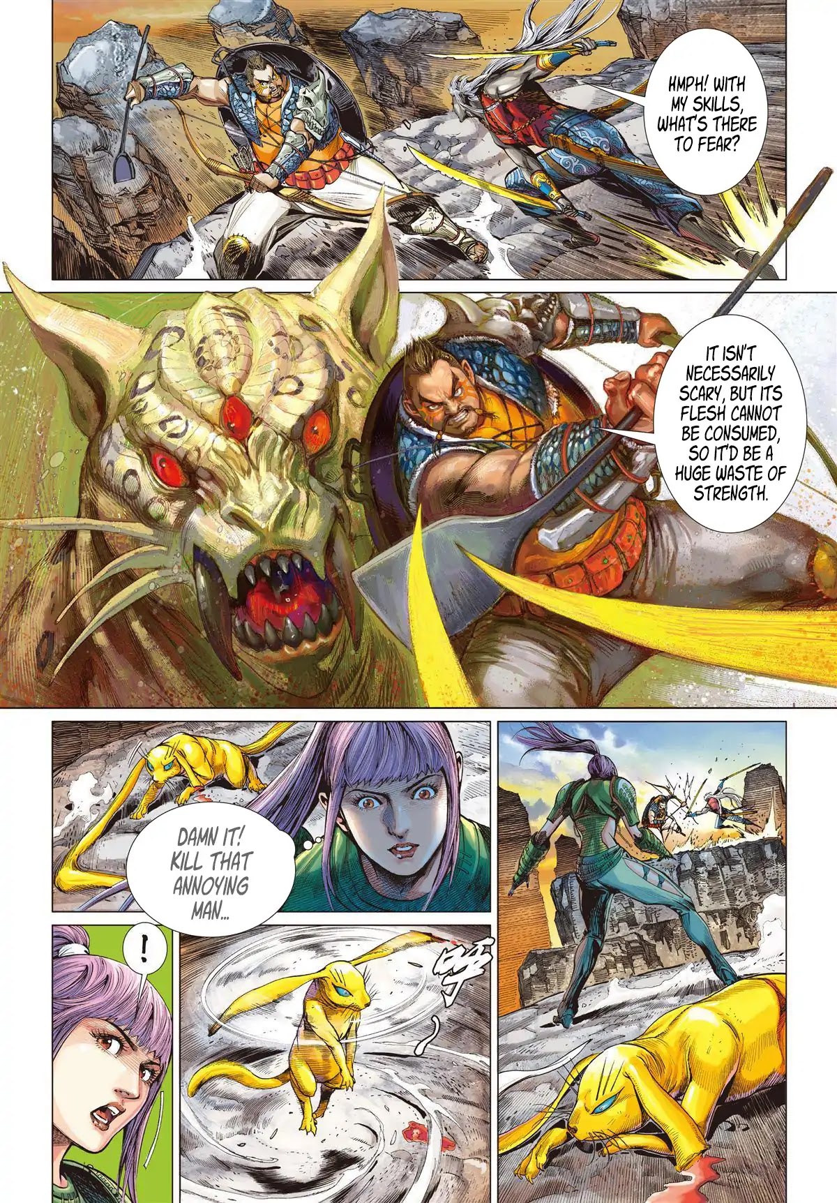 Shan Hai Ni Zhan Chapter 6.2 page 7 - Chapter 6.2: Sky Ratbit Hunt