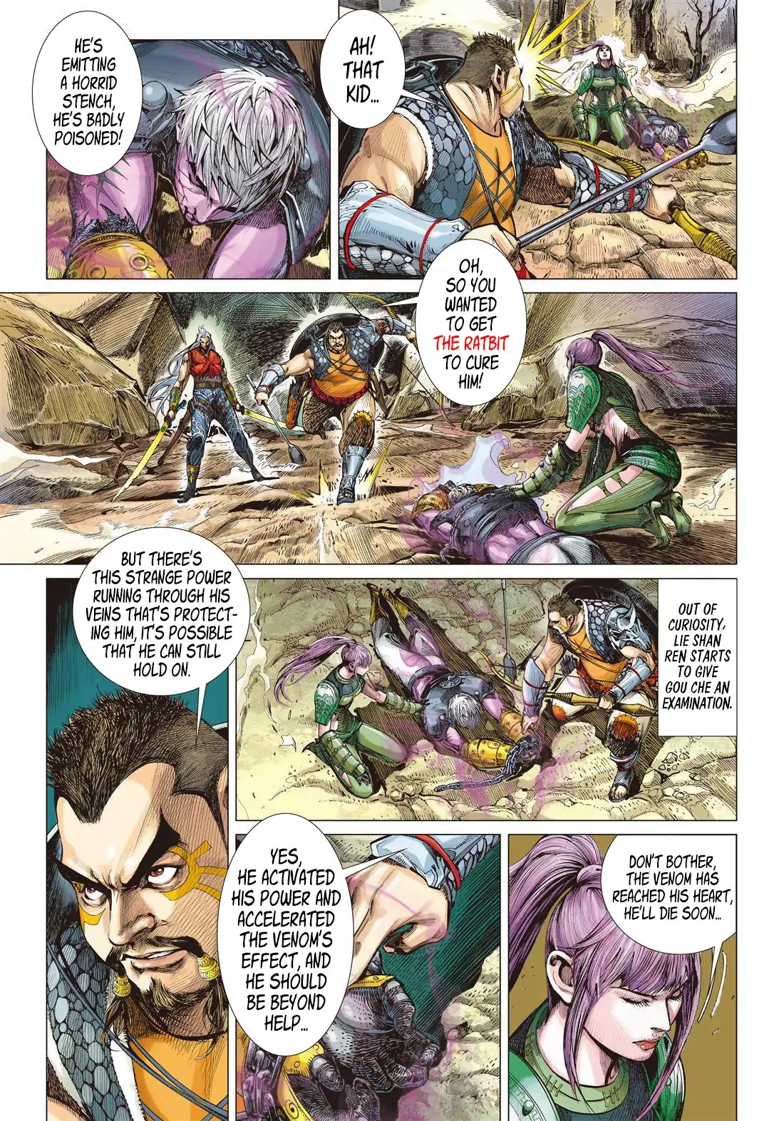 Shan Hai Ni Zhan Chapter 7.1 page 8 - Chapter 7.1: The Mountain and Seas Sect - Four Generals