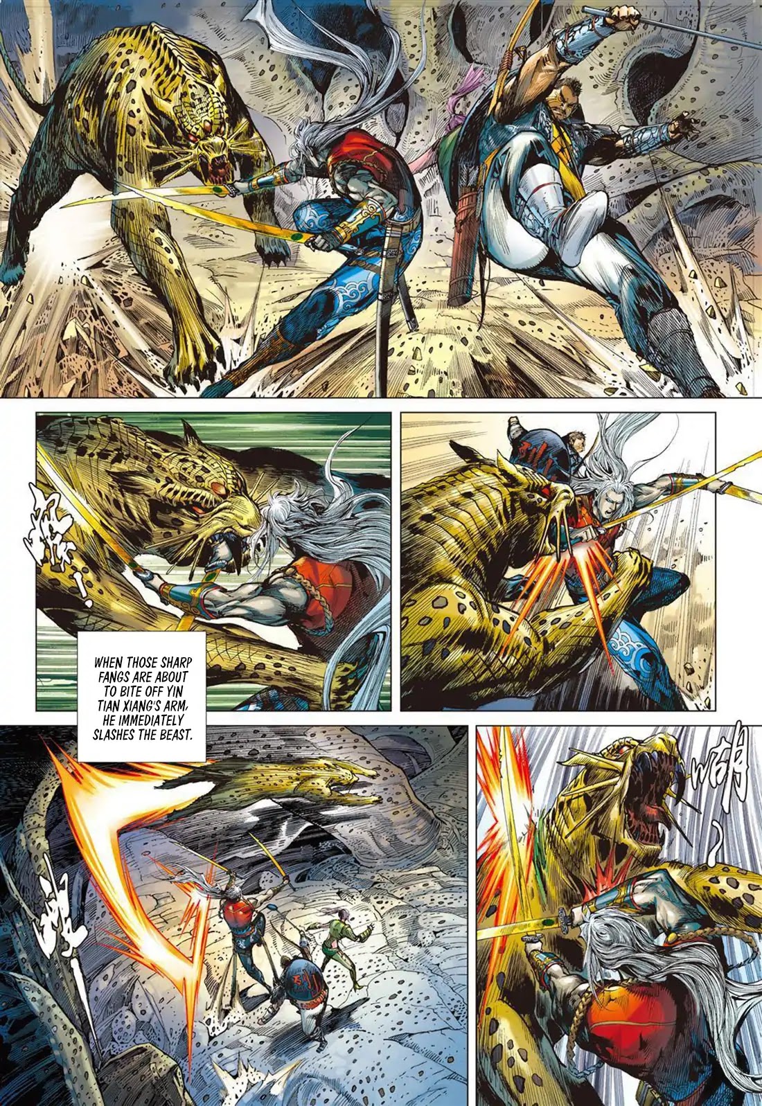 Shan Hai Ni Zhan Chapter 7.3 page 1 - Chapter 7.3: The Mountain and Seas Sect - Four Generals