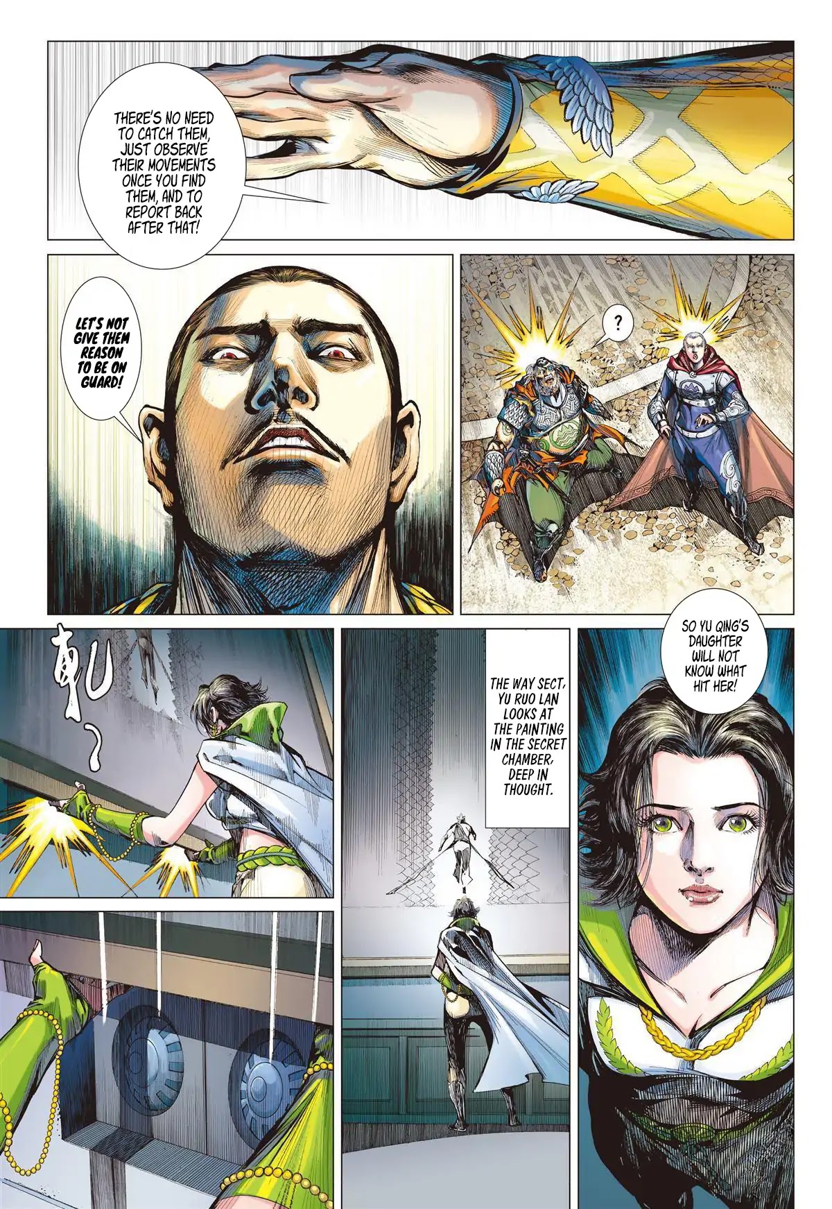 Shan Hai Ni Zhan Chapter 7.3 page 11 - Chapter 7.3: The Mountain and Seas Sect - Four Generals