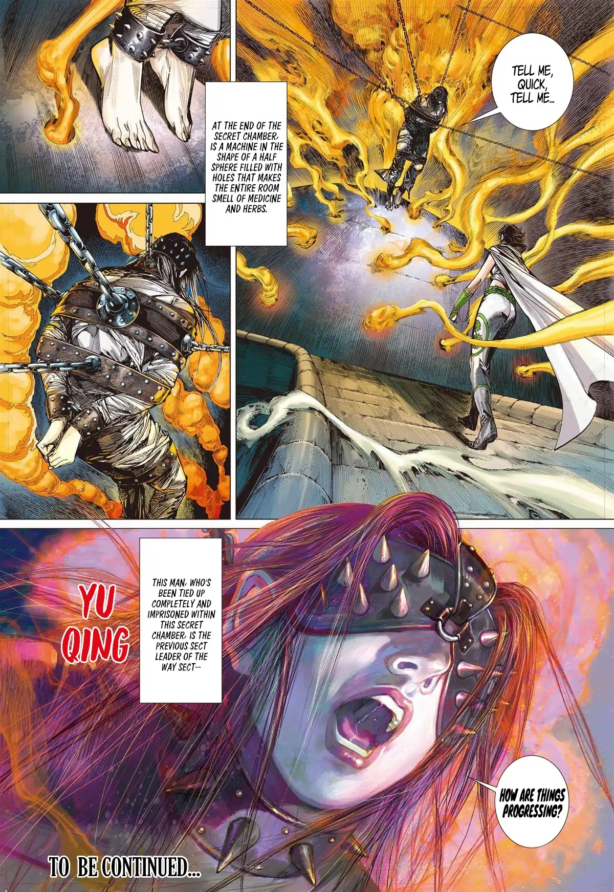 Shan Hai Ni Zhan Chapter 7.3 page 13 - Chapter 7.3: The Mountain and Seas Sect - Four Generals