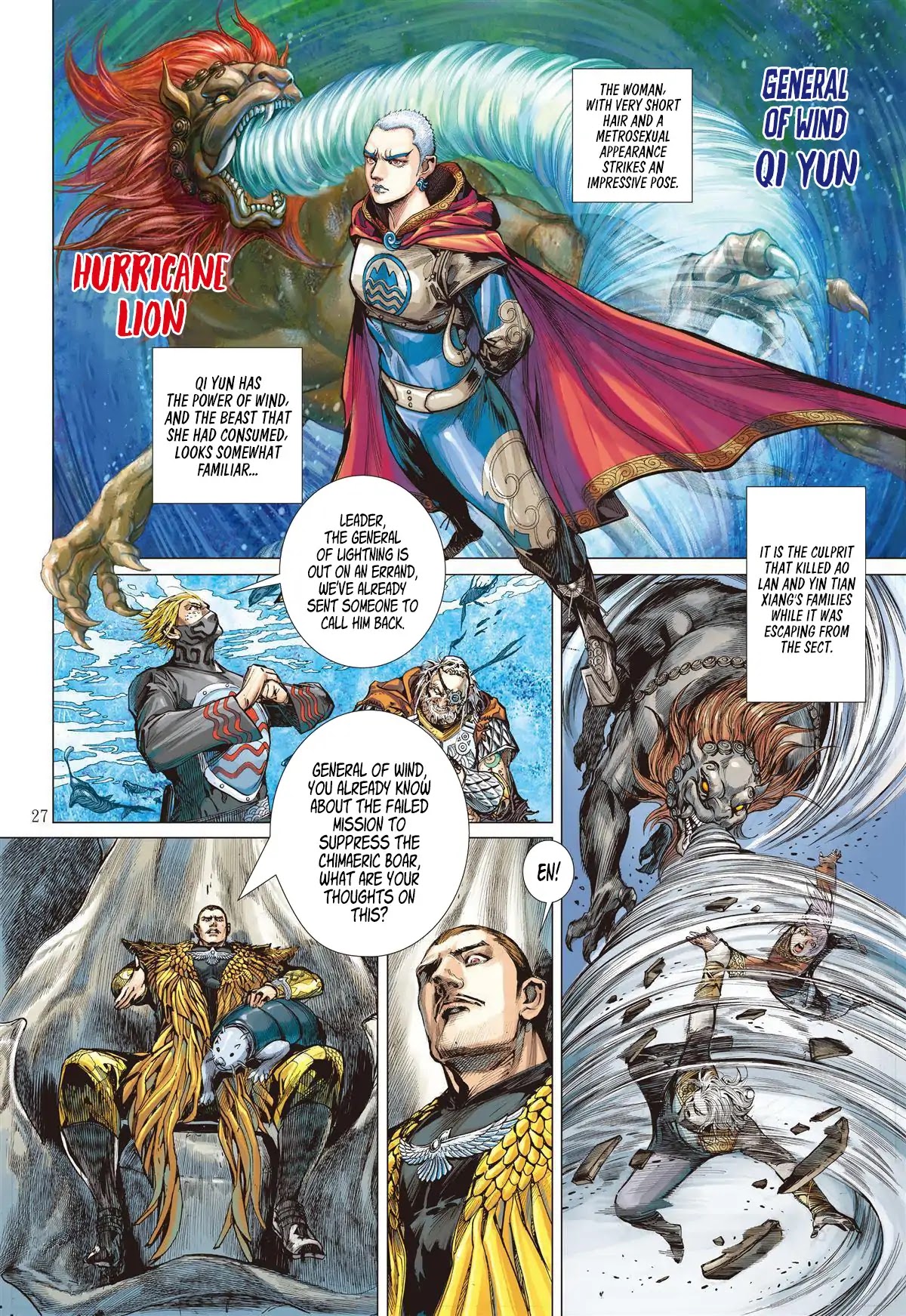 Shan Hai Ni Zhan Chapter 7.3 page 8 - Chapter 7.3: The Mountain and Seas Sect - Four Generals