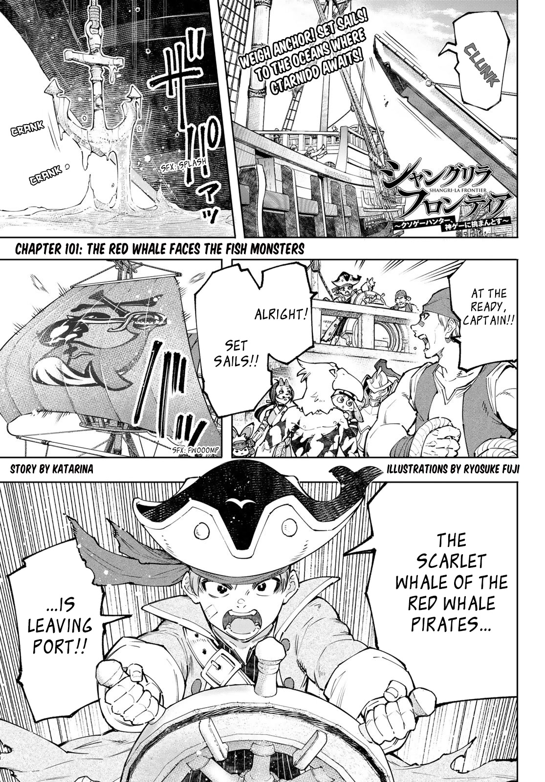 Shangri-La Frontier ~ Kusoge Hunter, Kamige ni Idoman to su~ Chapter 101 page 2 - Chapter 101: The Red Whale Faces the Fish Monsters