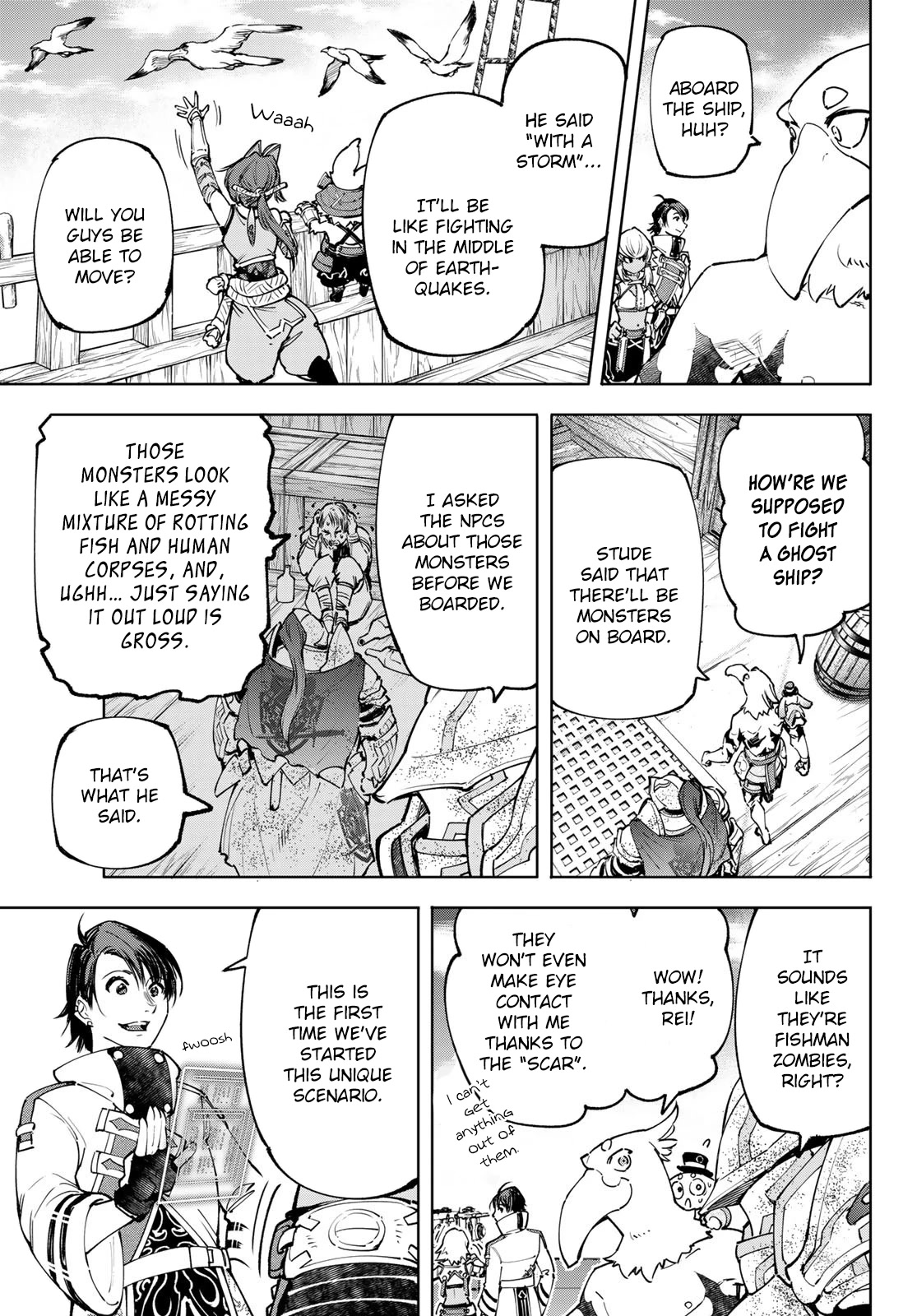Shangri-La Frontier ~ Kusoge Hunter, Kamige ni Idoman to su~ Chapter 101 page 4 - Chapter 101: The Red Whale Faces the Fish Monsters
