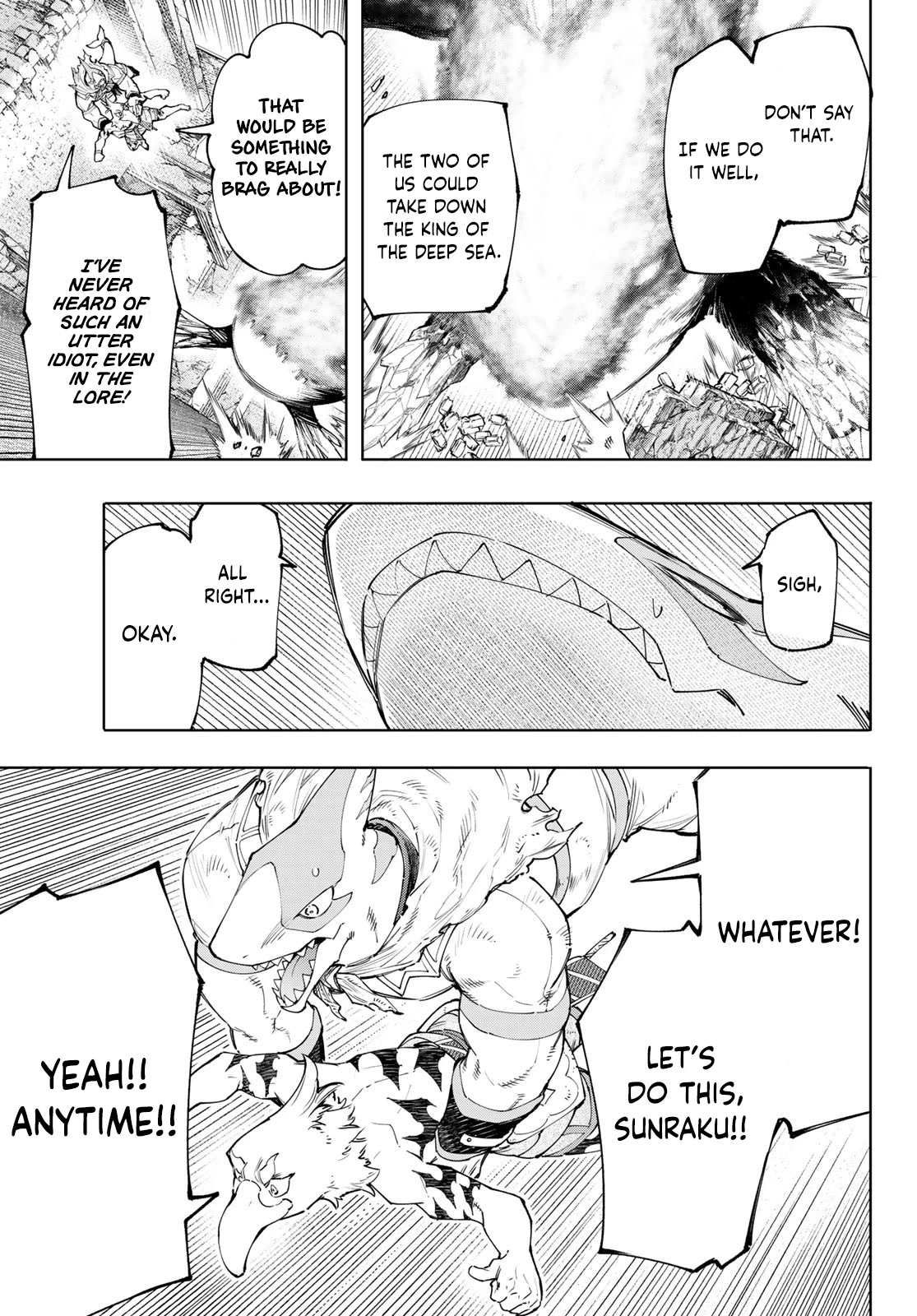 Shangri-La Frontier ~ Kusoge Hunter, Kamige ni Idoman to su~ Chapter 121 page 10 - Chapter 121: King of the Deep Sea, I'll Respectfully Kick Your Ass