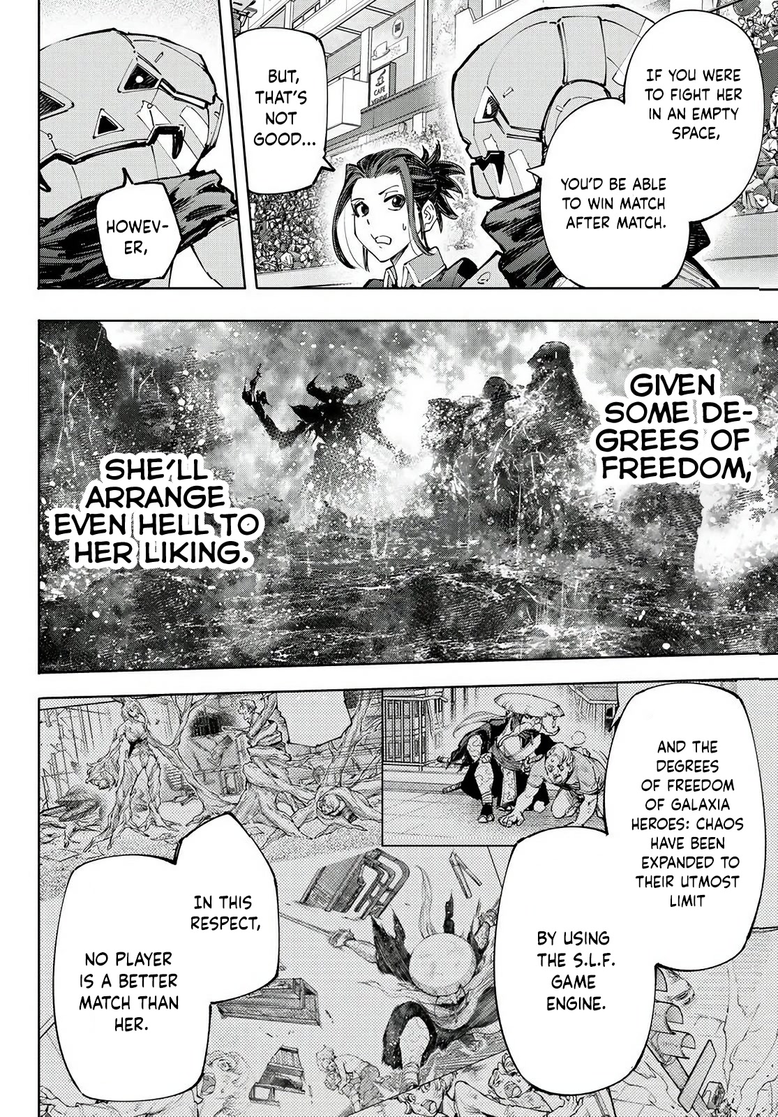 Shangri-La Frontier ~ Kusoge Hunter, Kamige ni Idoman to su~ Chapter 130 page 17 - Chapter 130: A Struggling Spearhead, A Laughing Villain, and a Shining Pervert