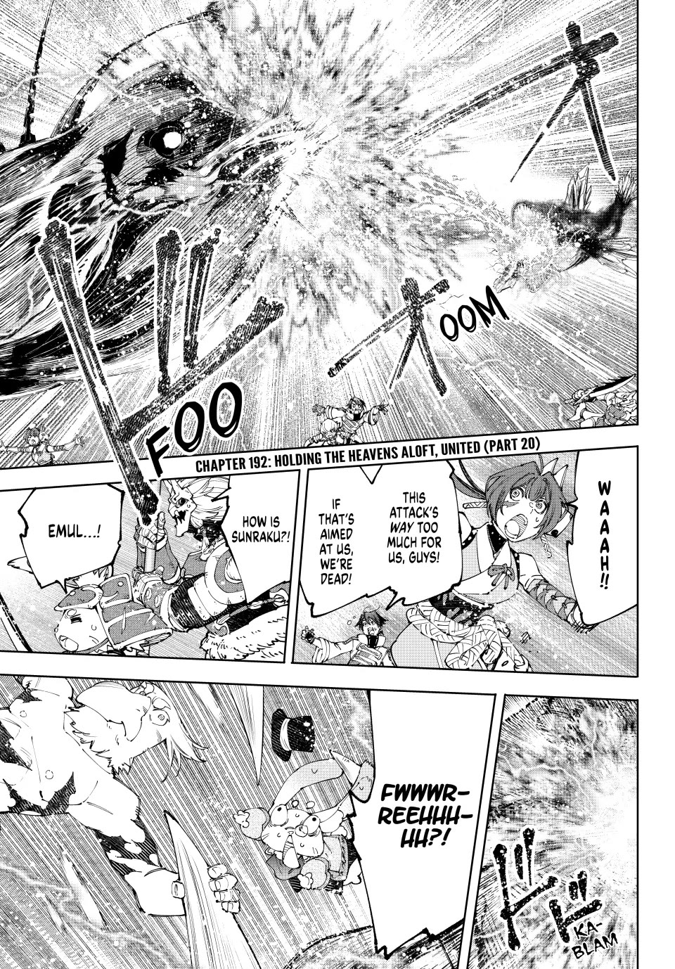 Shangri-La Frontier ~ Kusoge Hunter, Kamige ni Idoman to su~ Chapter 192 page 1 - Chapter 192: Holding the Heavens Aloft, United (Part 20)