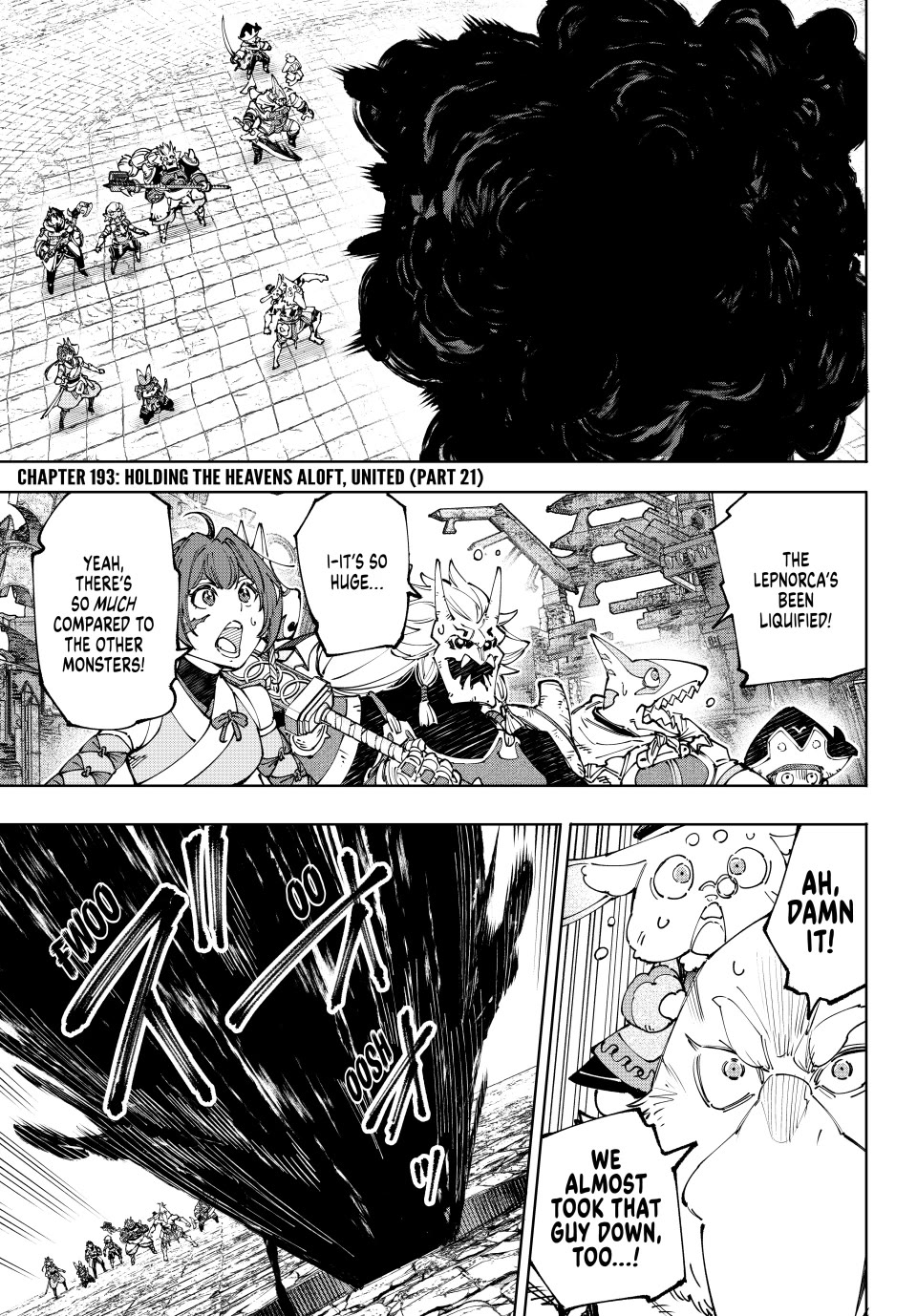 Shangri-La Frontier ~ Kusoge Hunter, Kamige ni Idoman to su~ Chapter 193 page 1 - Chapter 193: Holding the Heavens Aloft, United (Part 21)