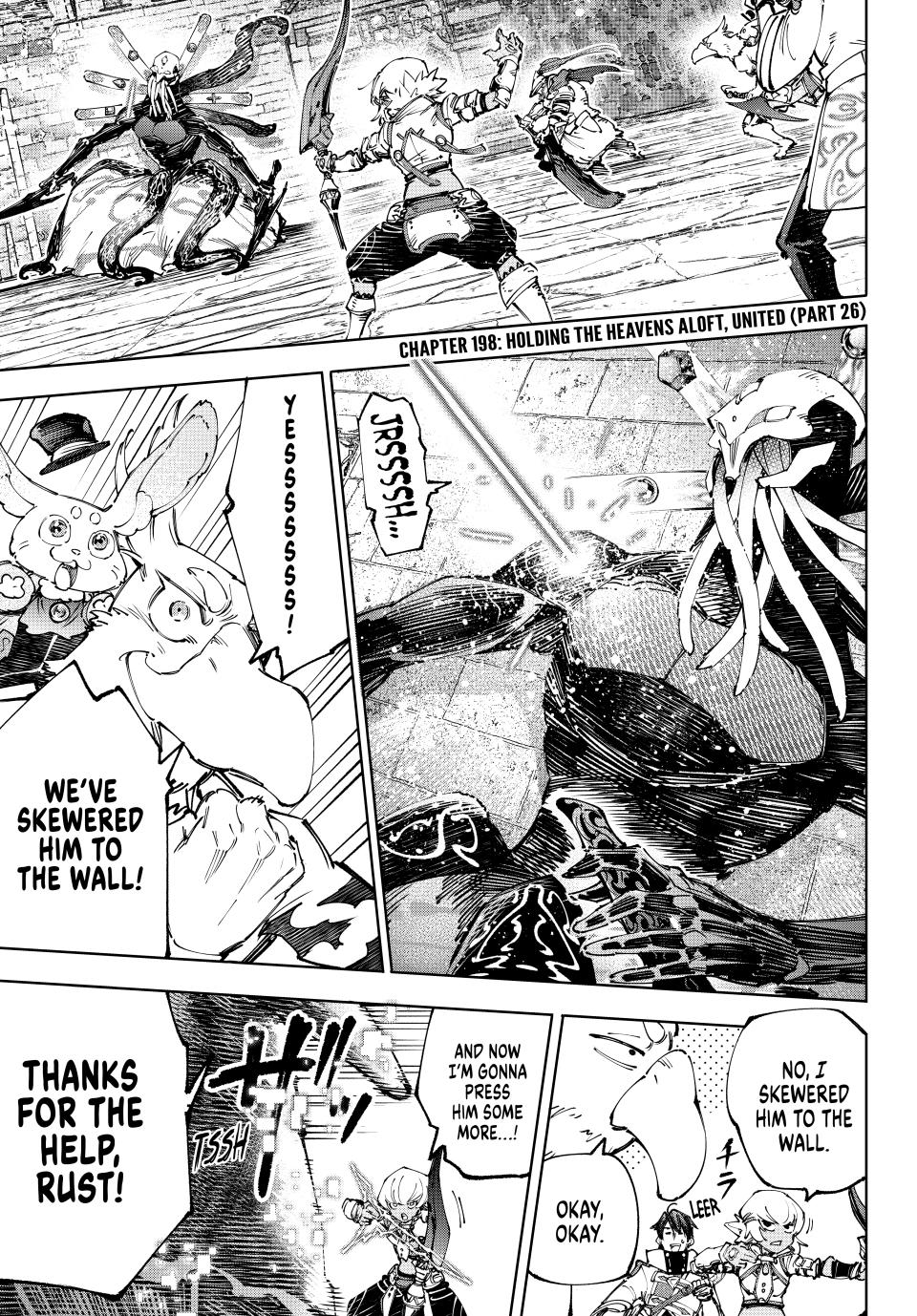 Shangri-La Frontier ~ Kusoge Hunter, Kamige ni Idoman to su~ Chapter 198 page 1 - Chapter 198