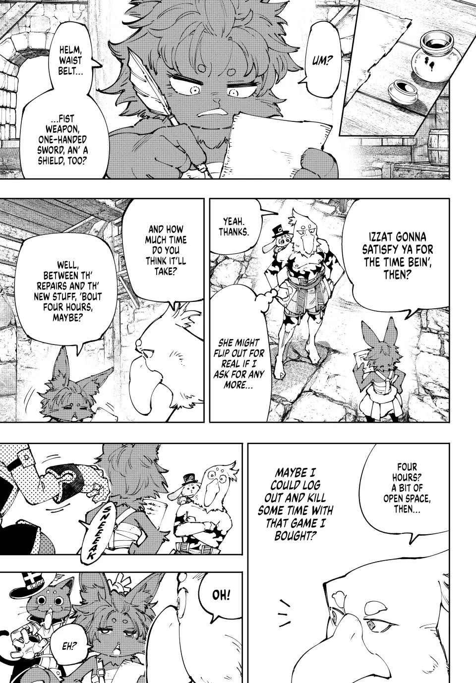 Shangri-La Frontier ~ Kusoge Hunter, Kamige ni Idoman to su~ Chapter 214 page 11 - Chapter 214: The Bad Wolf, the Furious Rabbit, and the Freaky Cat