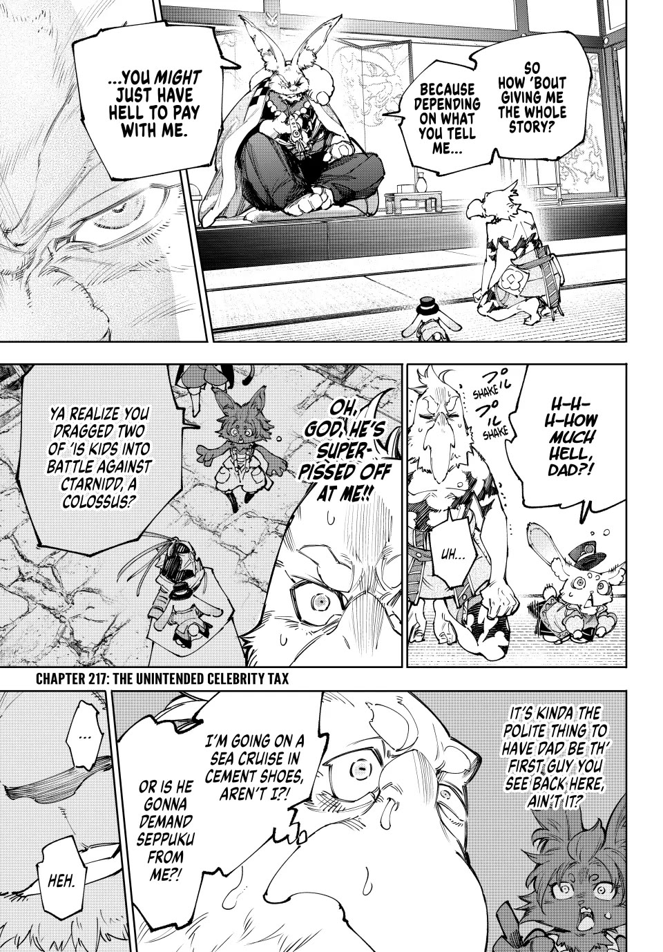 Shangri-La Frontier ~ Kusoge Hunter, Kamige ni Idoman to su~ Chapter 217 page 1 - Chapter 217: The Unintended Celebrity Tax