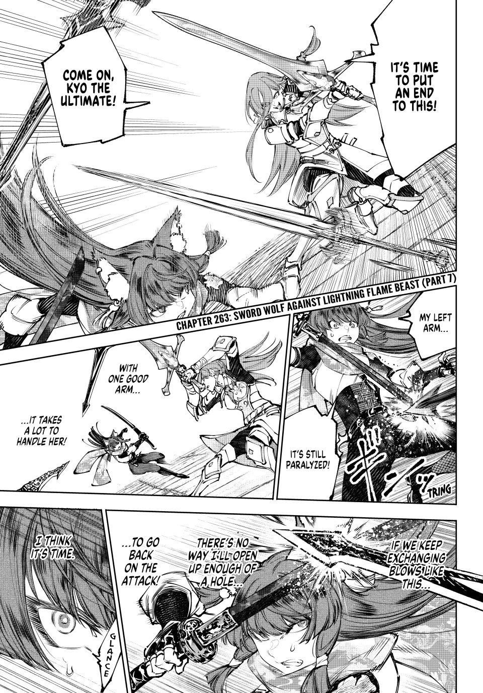 Shangri-La Frontier ~ Kusoge Hunter, Kamige ni Idoman to su~ Chapter 263 page 1 - Chapter 263: Sword Wolf Against Lightning Flame Beast (Part 7)