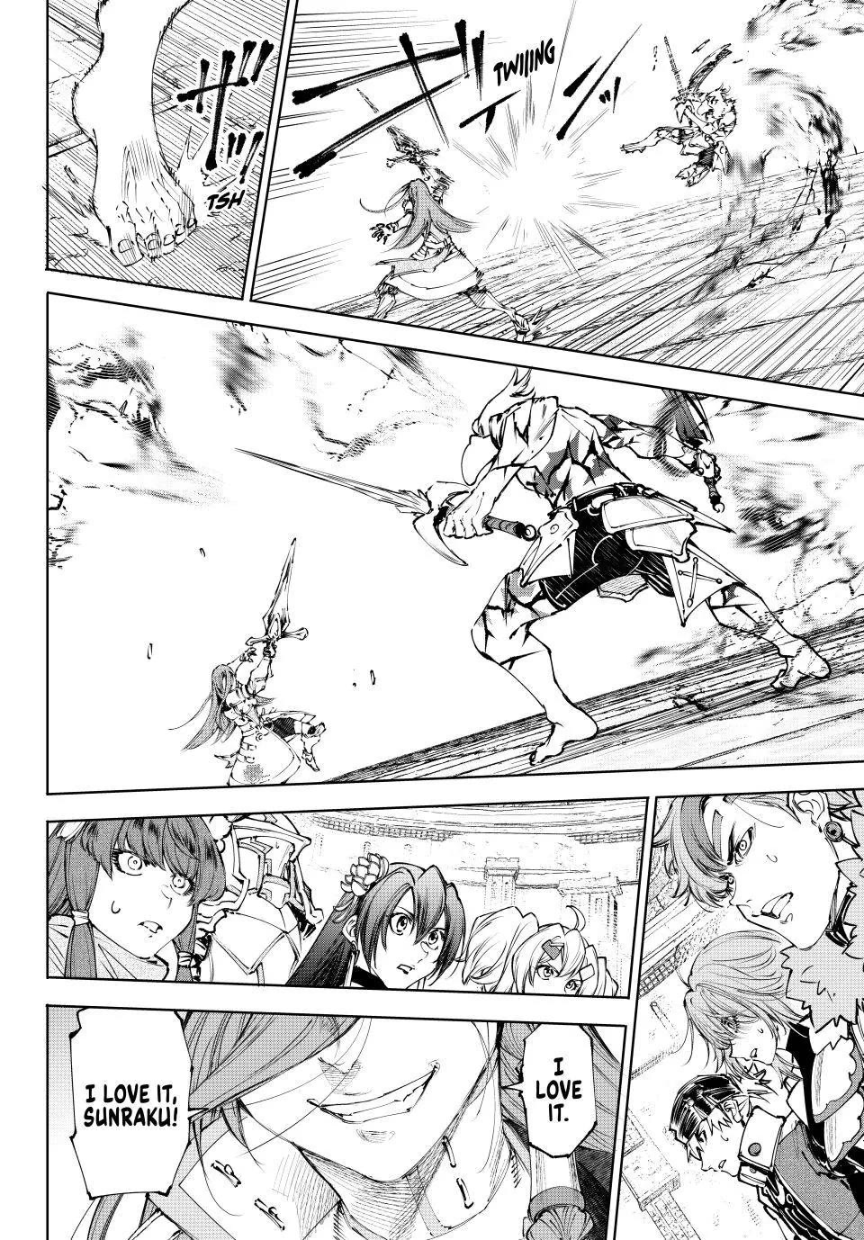 Shangri-La Frontier ~ Kusoge Hunter, Kamige ni Idoman to su~ Chapter 268 page 4 - Chapter 268: Sword Wolf Against Lightning Flame Beast (Part 12)