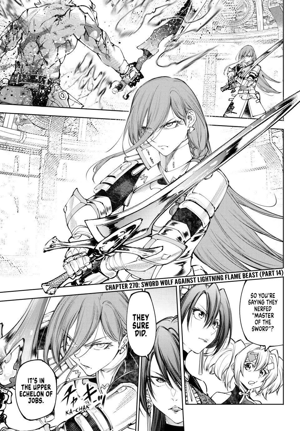 Shangri-La Frontier ~ Kusoge Hunter, Kamige ni Idoman to su~ Chapter 270 page 1 - Chapter 270: Sword Wolf Against Lightning Flame Beast (Part 14)